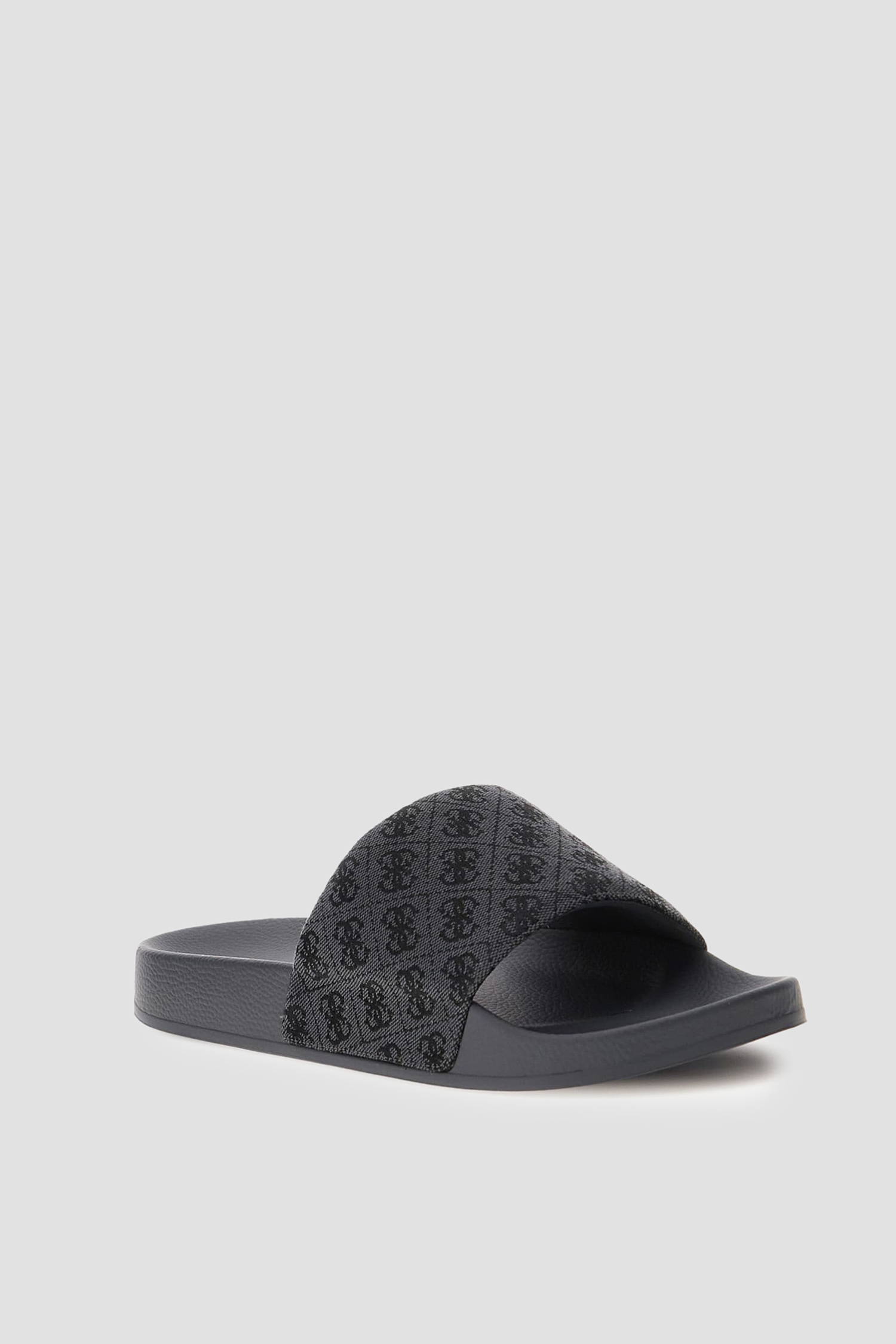 Мужские черные слайдеры с узором Guess FMGTOJ.FAB19;COBLA