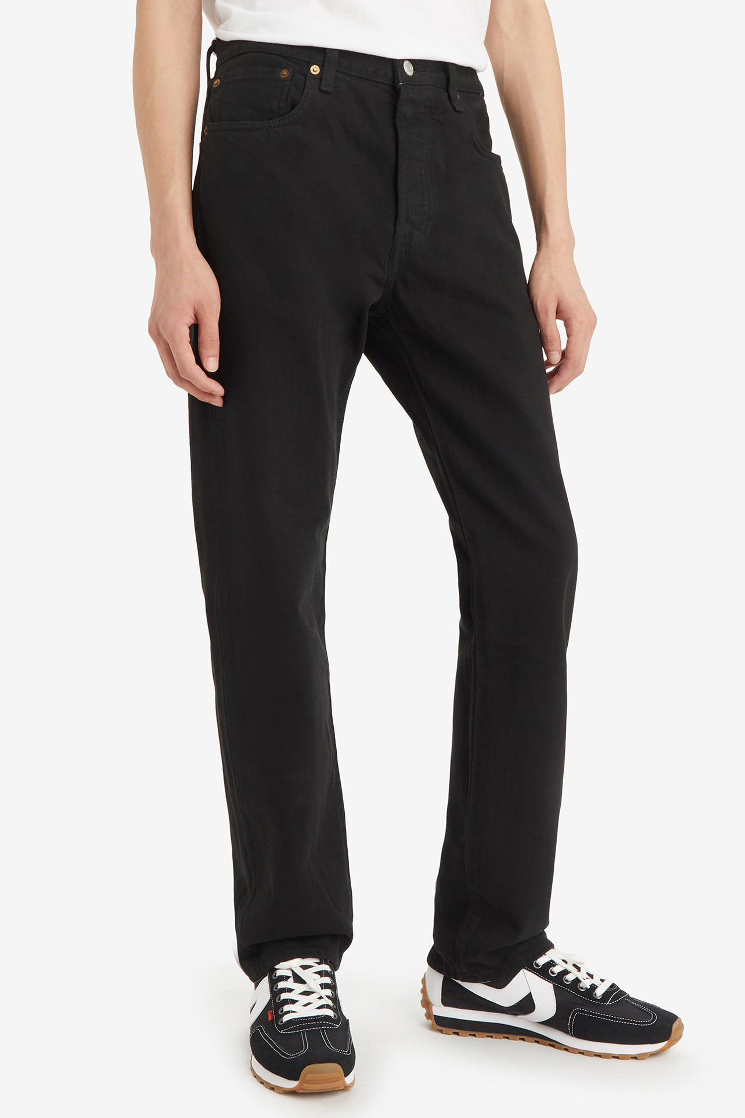Мужские черные джинсы 501® Straight Levi’s® 00501;0165 — Ultrashop