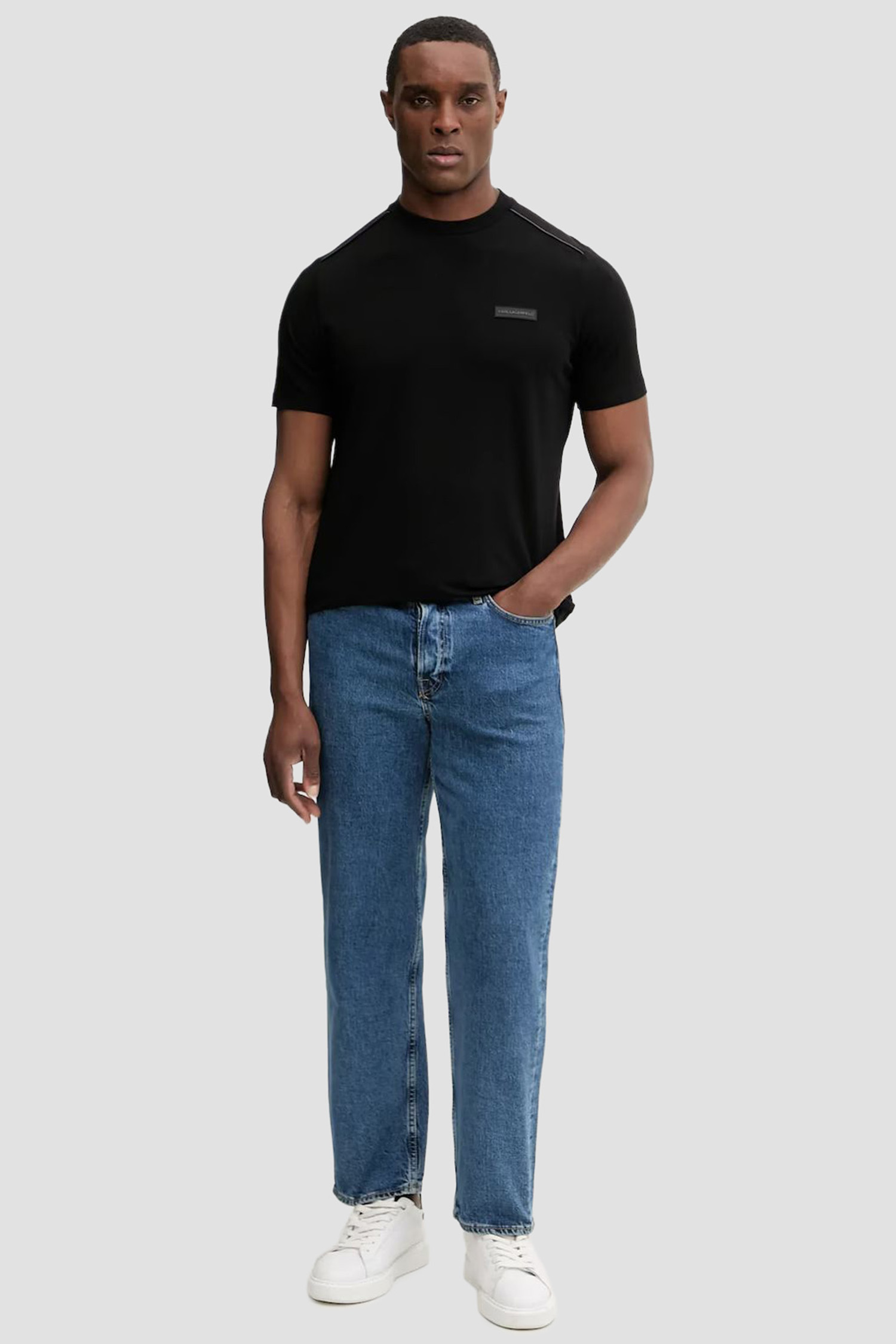 Мужская черная футболка Karl Lagerfeld 561221.755020;990