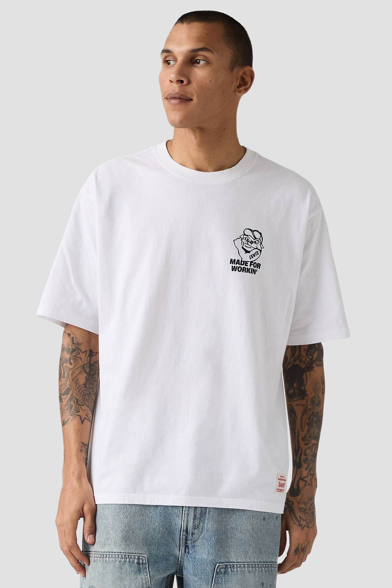 Чоловіча біла футболка Levi’s® 003XL;0006