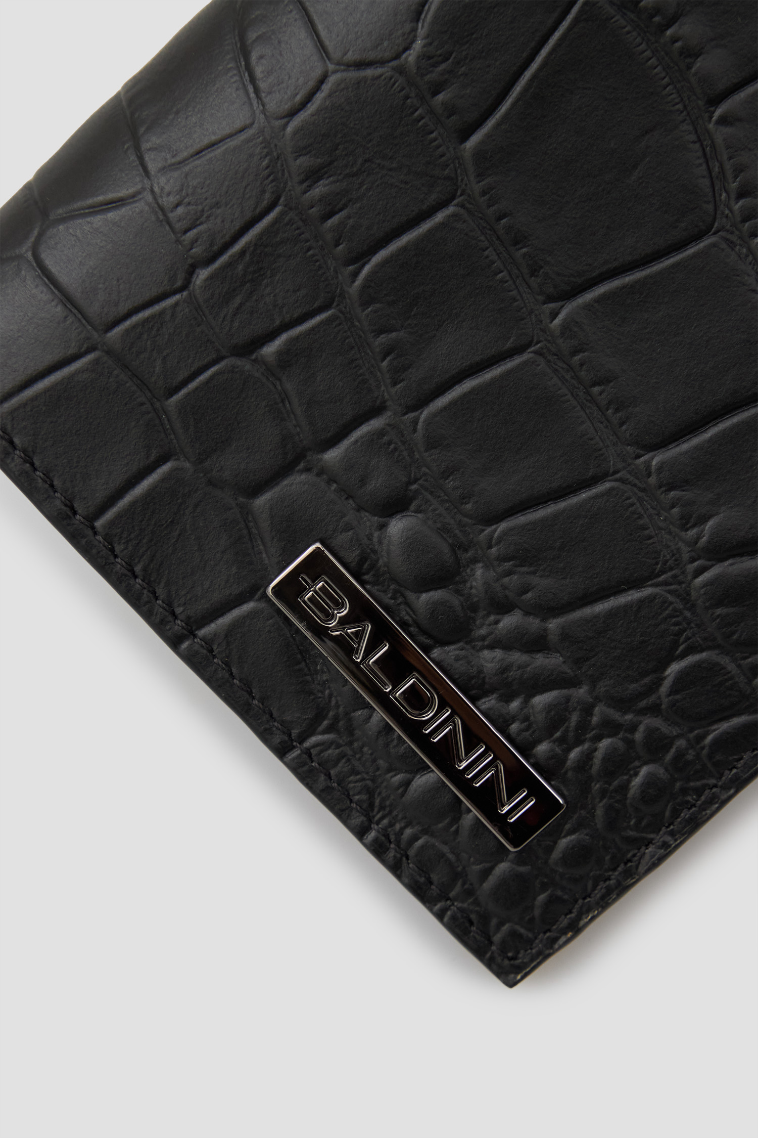 Чоловічий чорний шкіряний гаманець BALDININI Q3B004XXCOCC;0000