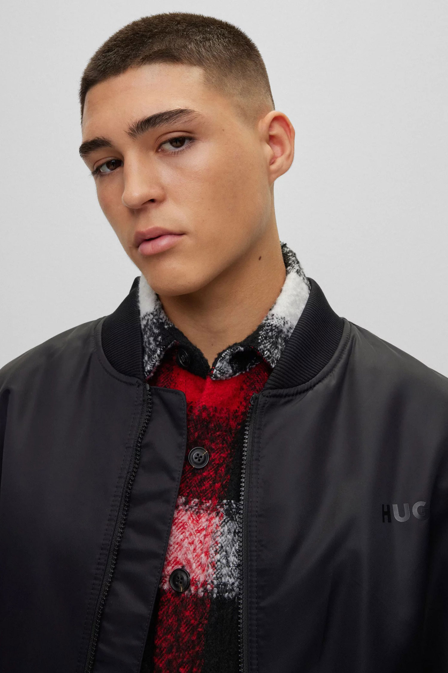 Чоловіча картата сорочка-пальто HUGO 50502103;693