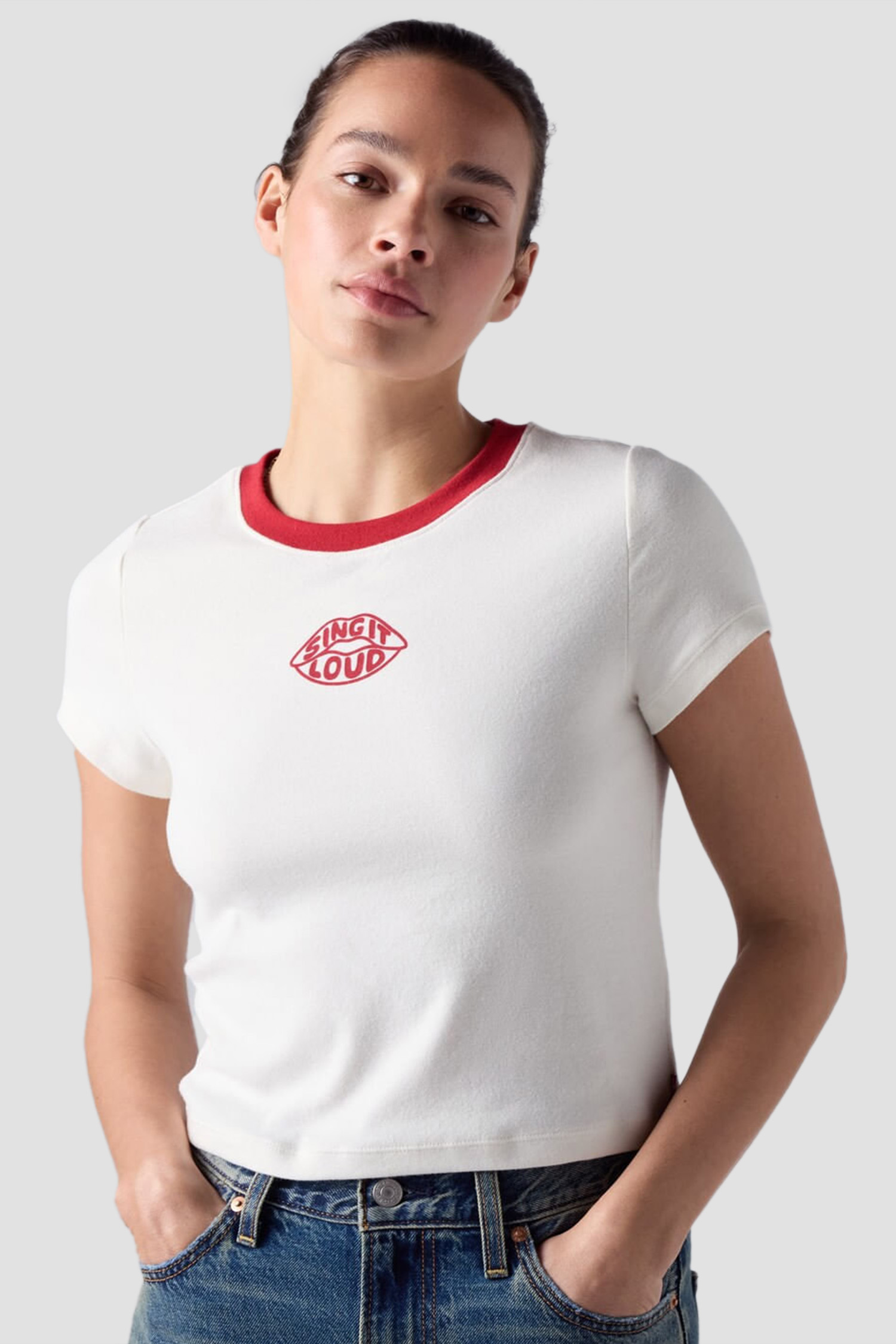 Жіноча біла футболка Levi’s® 008CH;0024