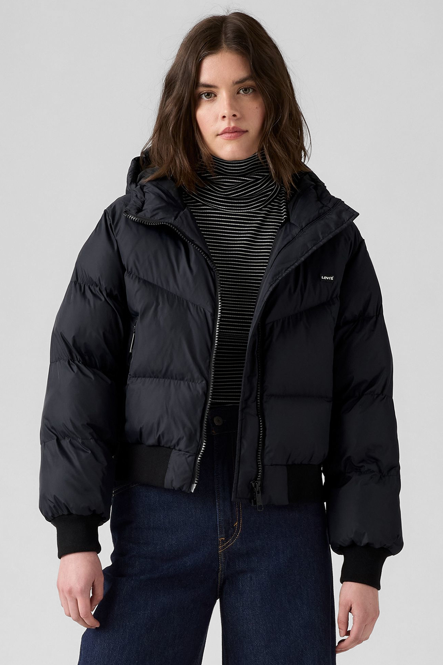 Женская черная куртка Levi’s® 003FW;0000