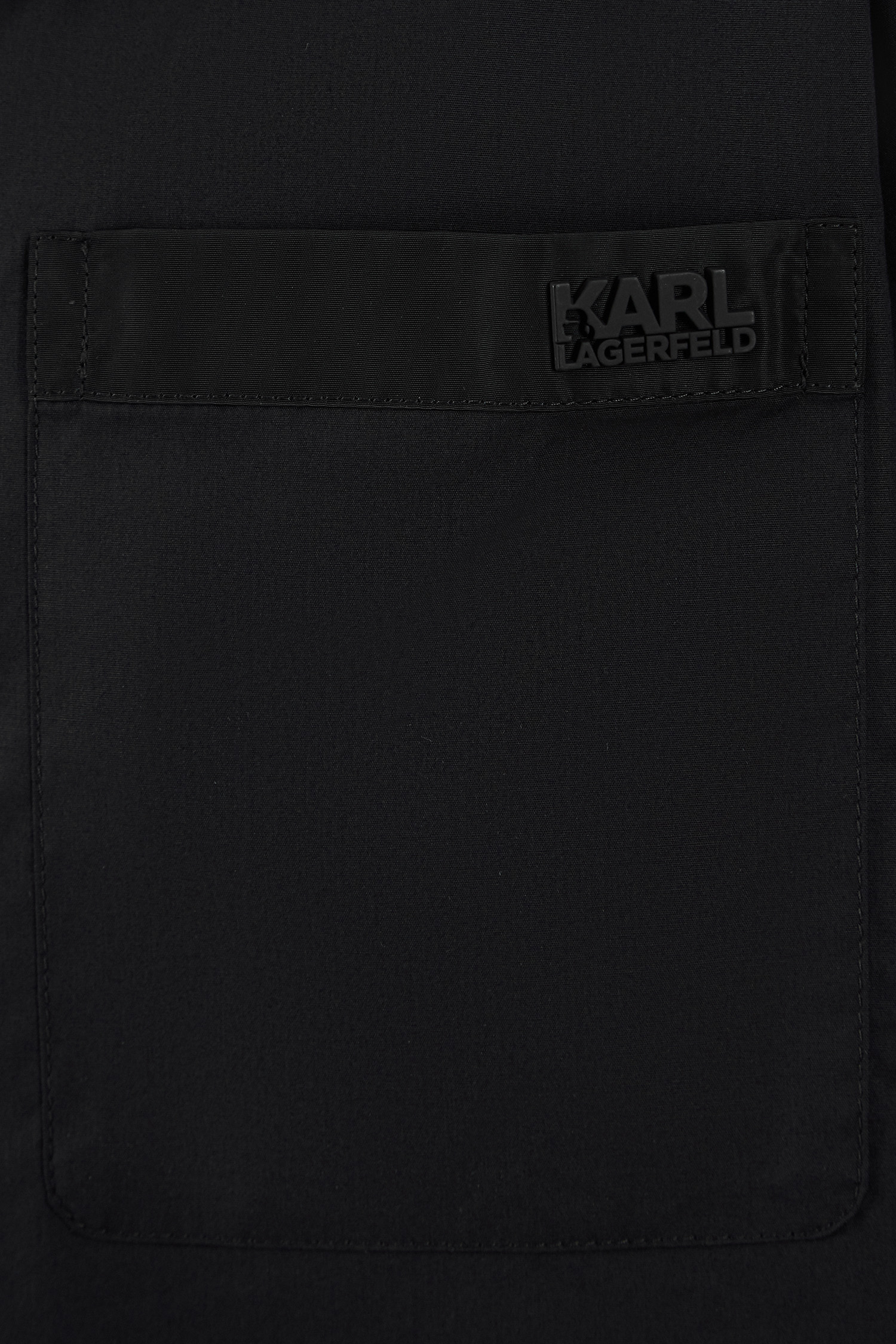 Мужская черная рубашка Karl Lagerfeld 551600.605988;990