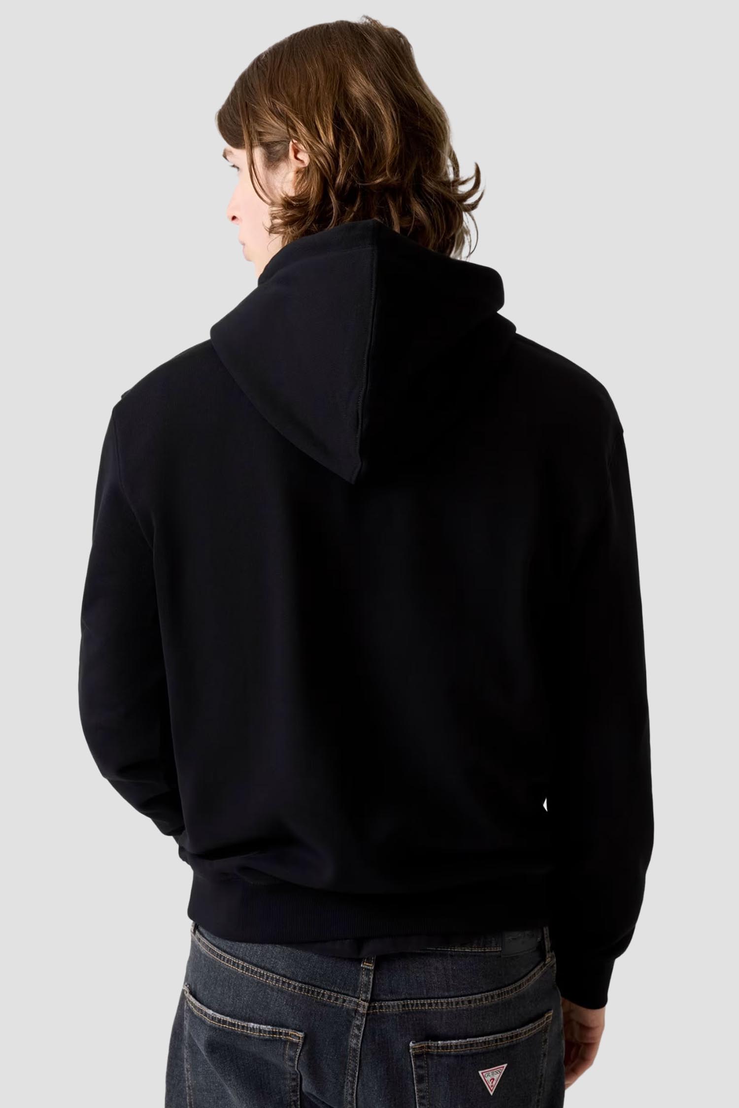 Чоловіче чорне худі Guess Jeans M6RQ25.KCPR1;JBLK