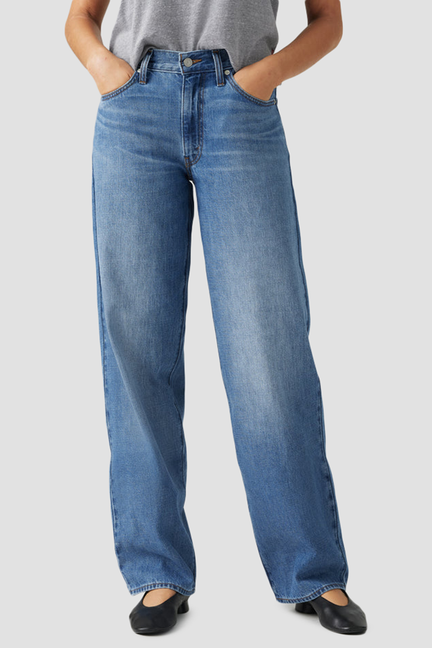 Женские синие джинсы Baggy Dad Levi’s® A3494;0057