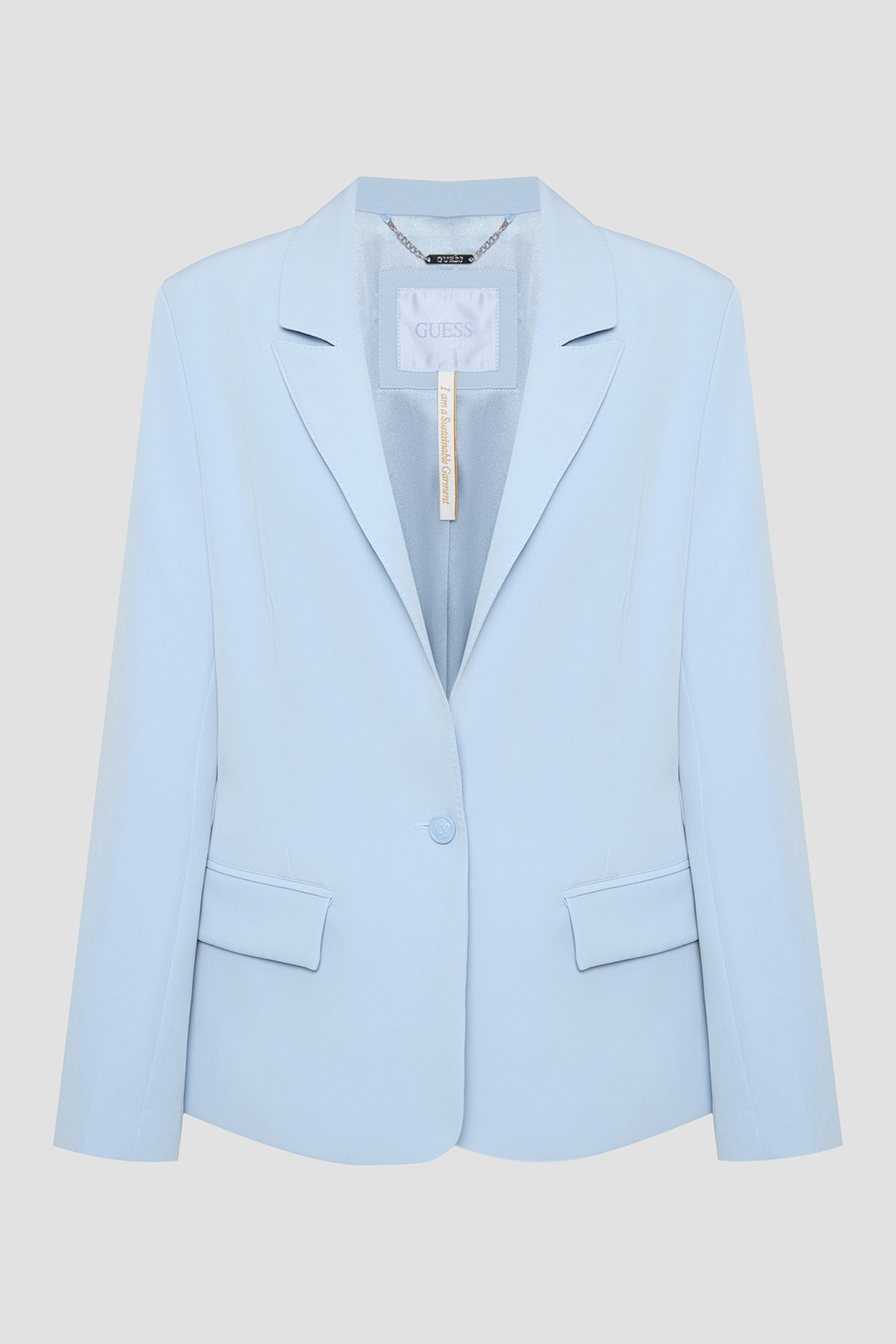 Женский голубой жакет Guess W5RN46.WFWX2;G7GG