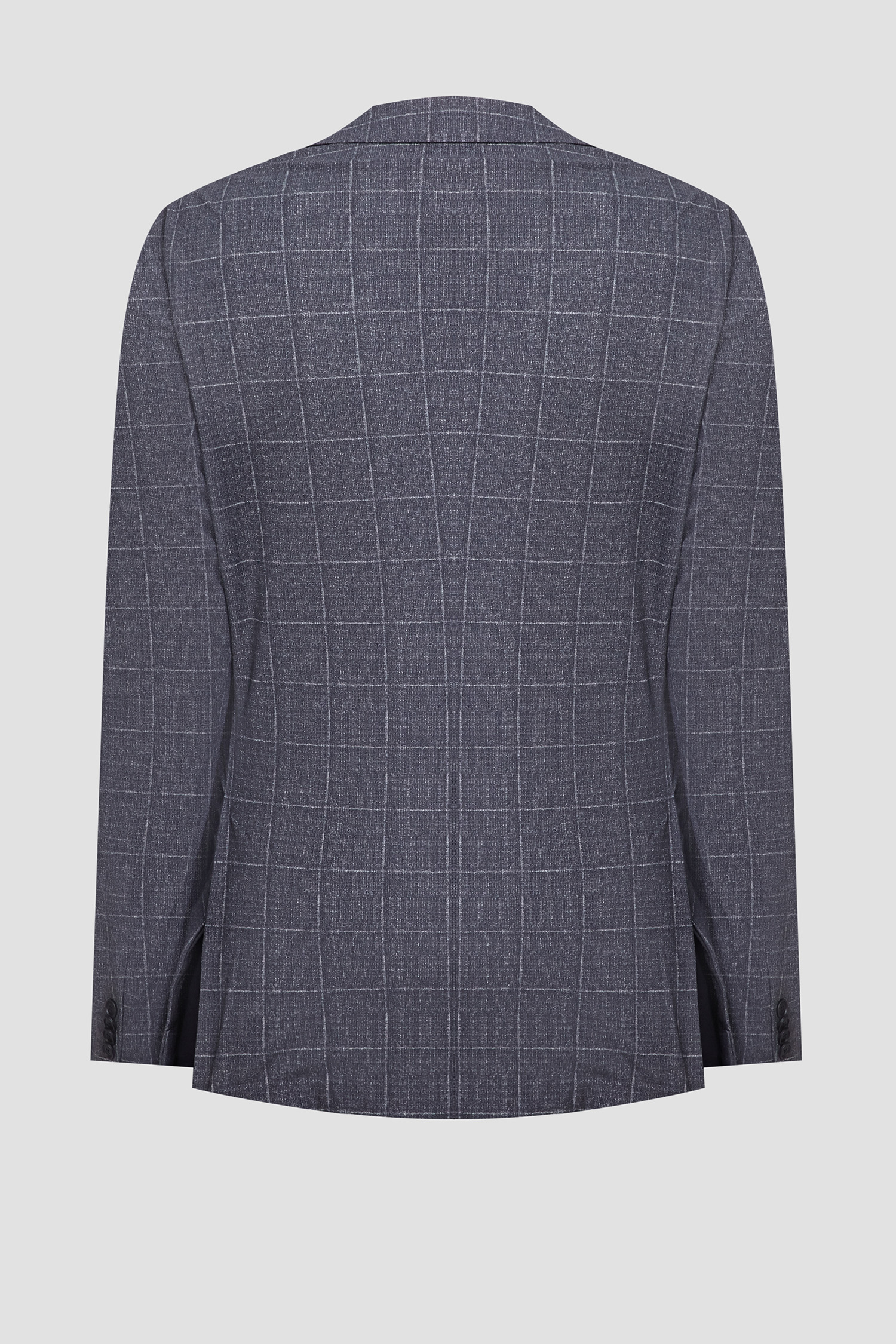 Мужской серый блейзер в клетку BOSS 50503208;030