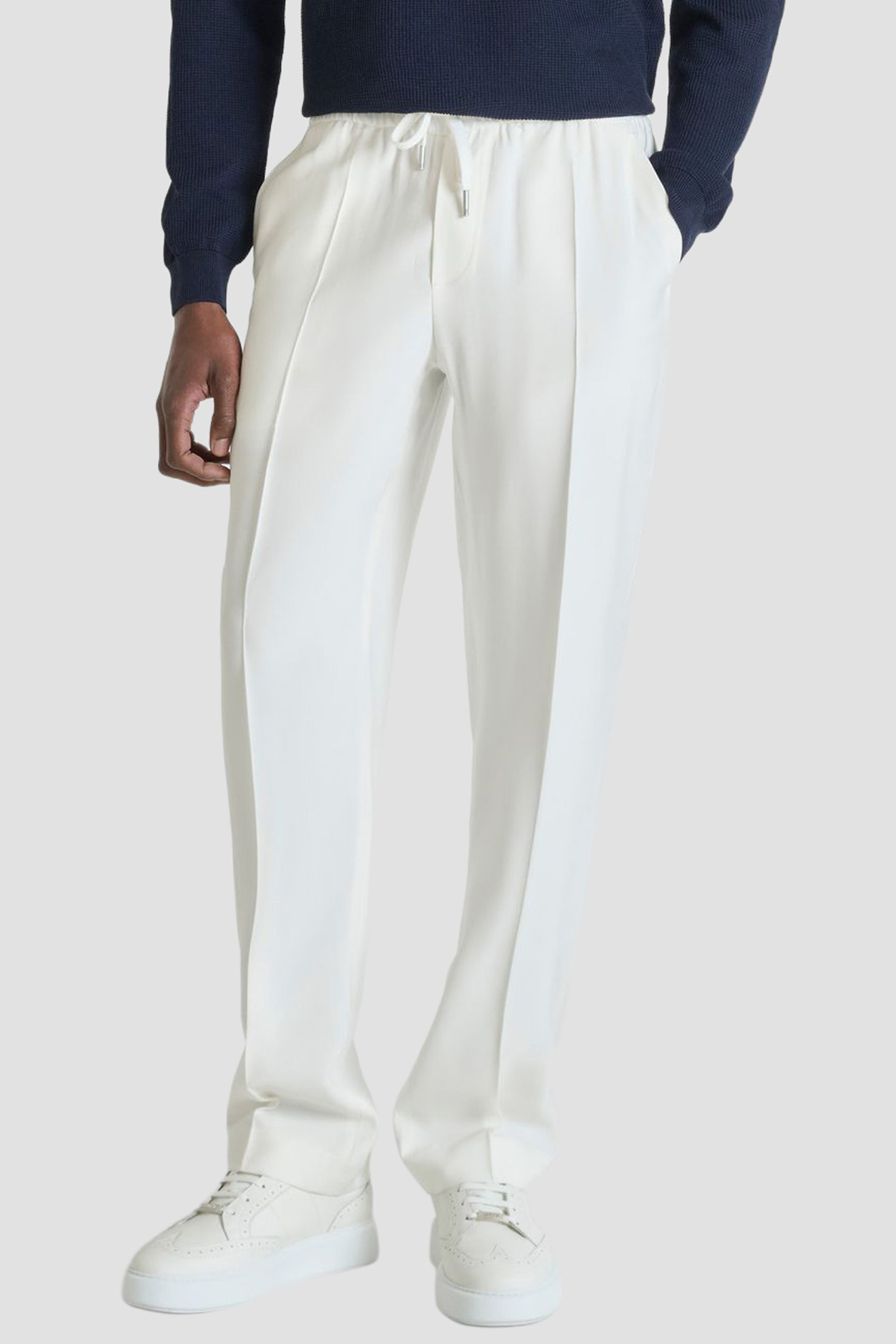 Мужские белые брюки Antony Morato MMTR00785.FA600312;1019