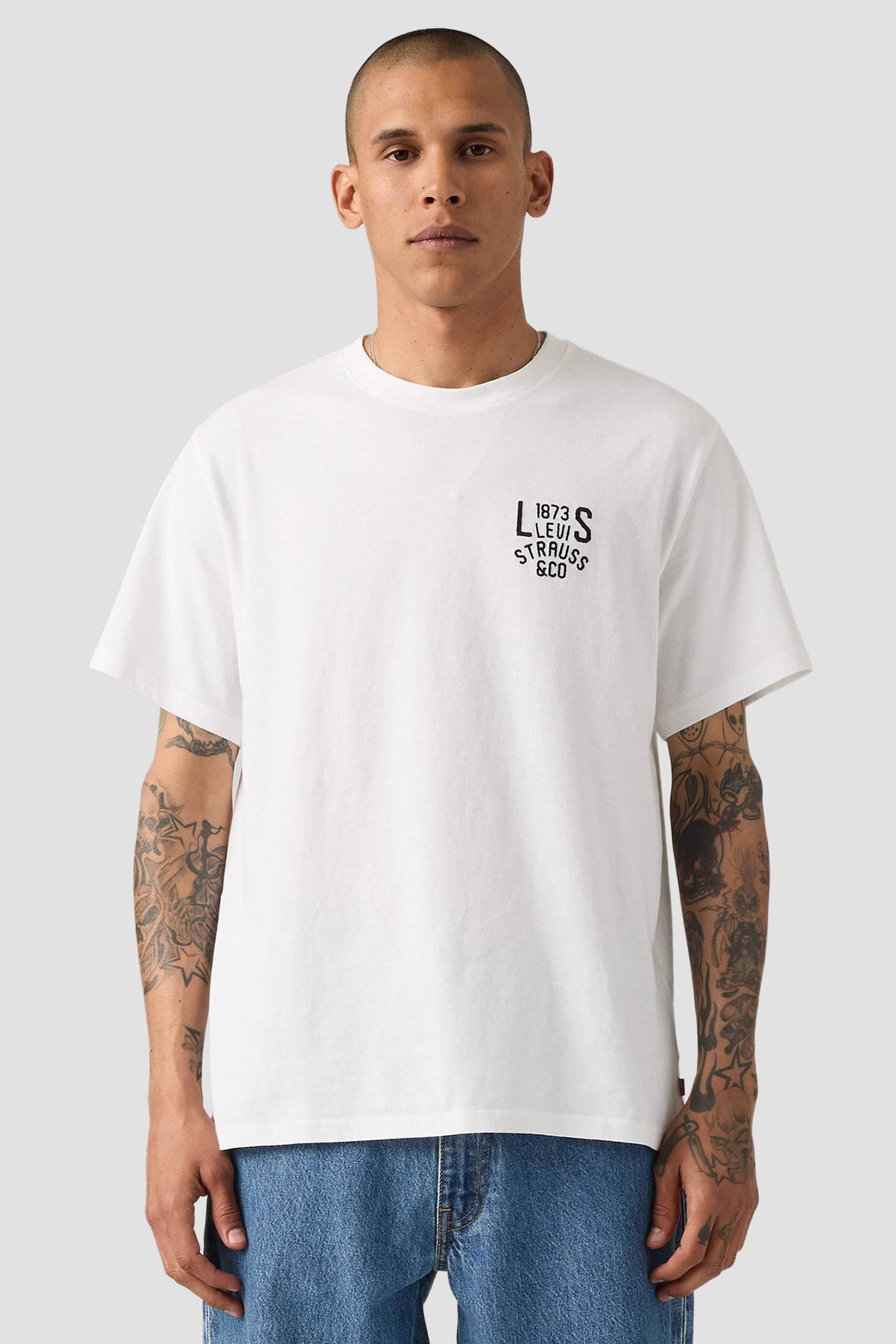 Мужская белая футболка Levi’s® 16143;2088