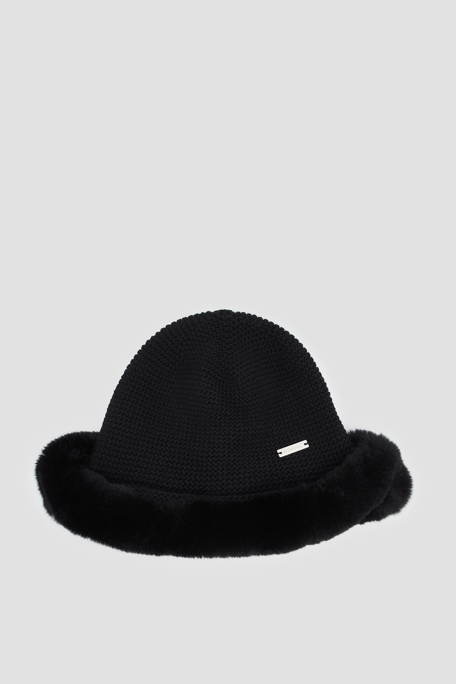 Женская черная шерстяная шапка Baldinini 121520;00