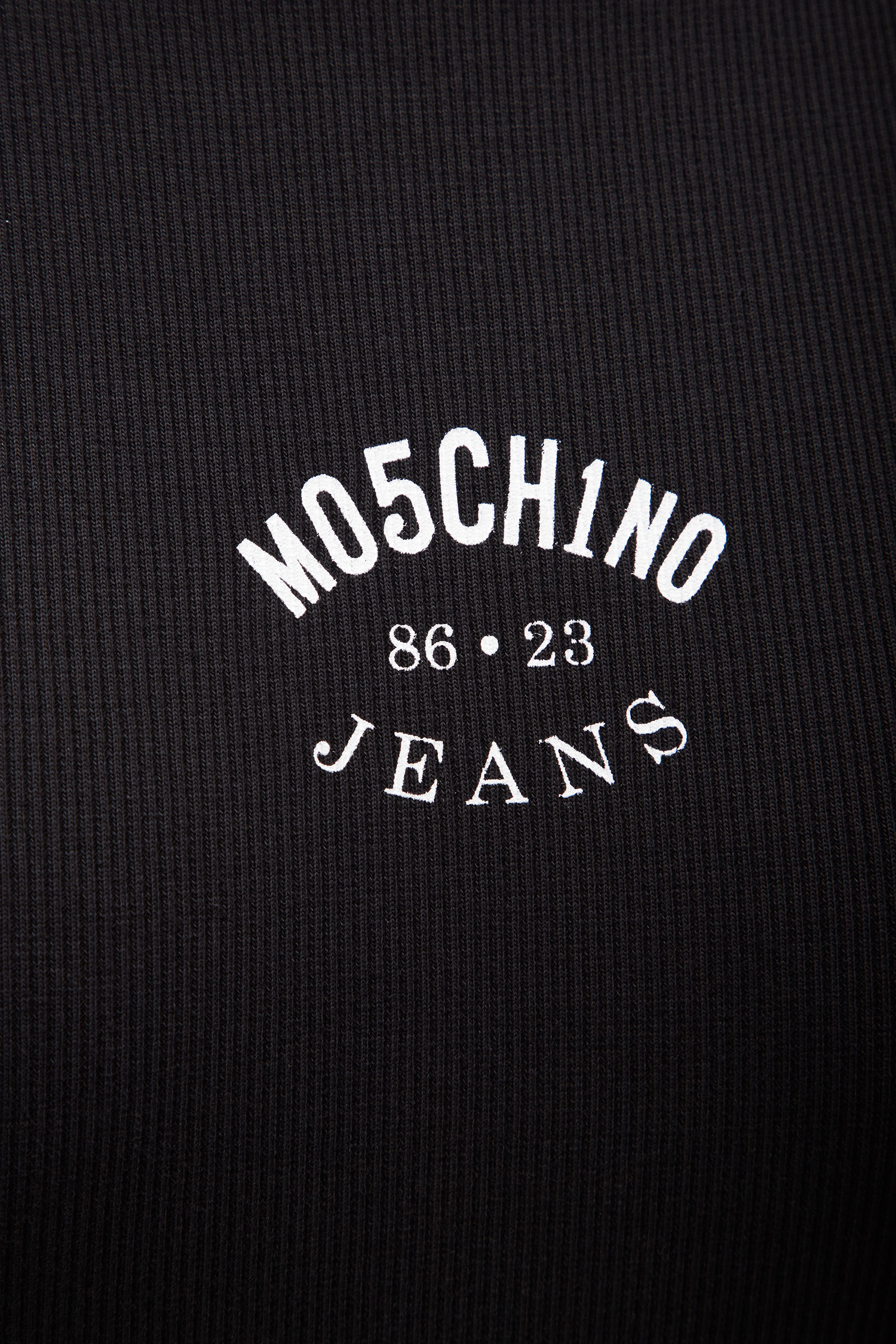 Женская черная футболка Moschino J0714.8734;1555
