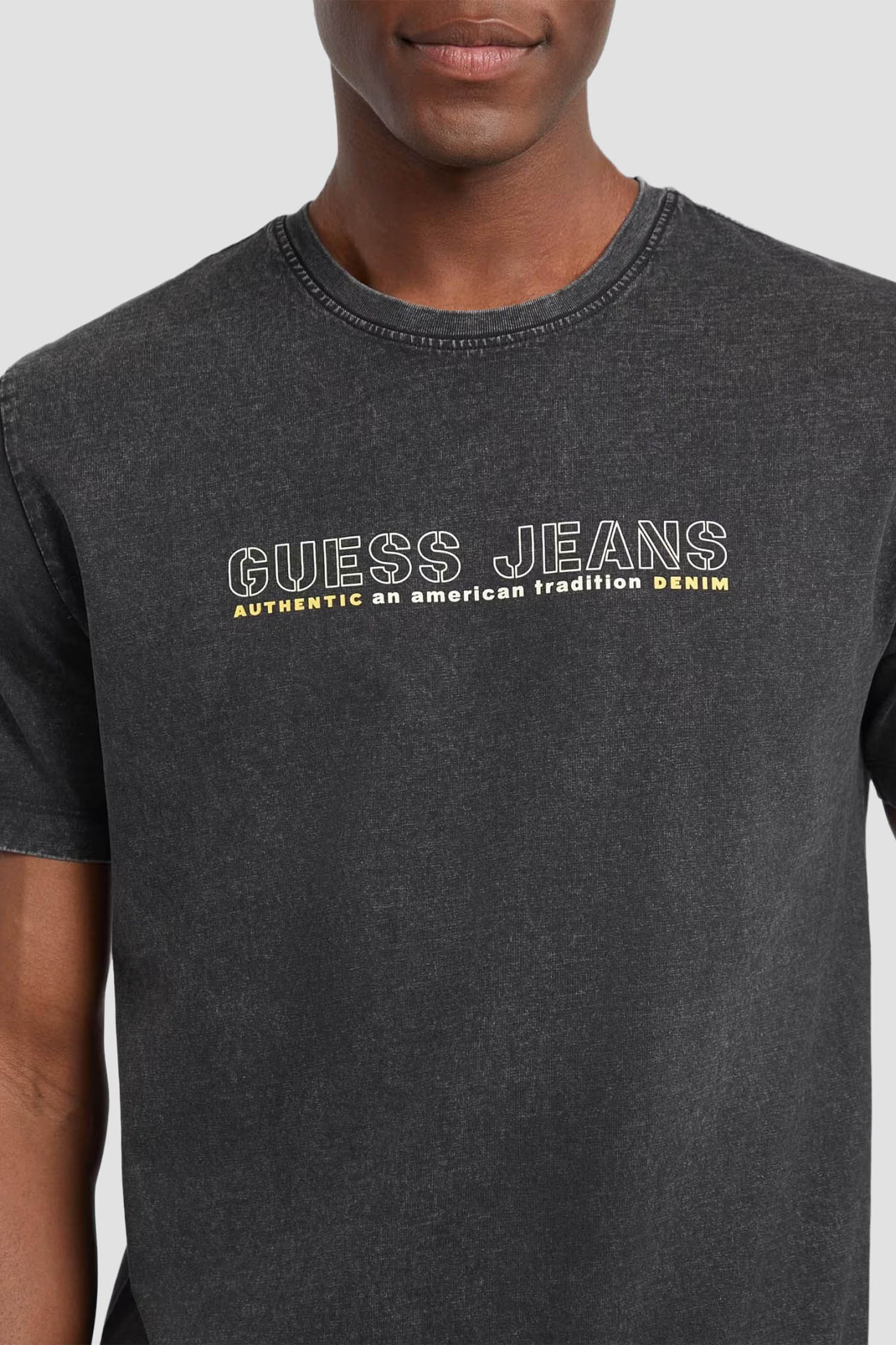Чоловіча темно-сіра футболка Guess Jeans M5BI22.K8FQ4;JTMU
