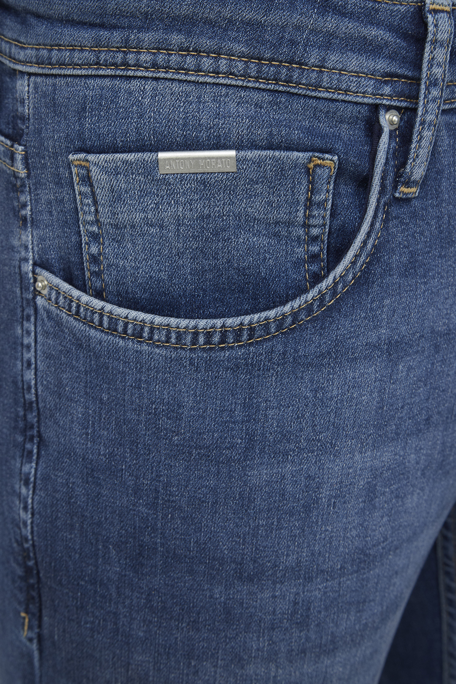 Мужские синие джинсы Antony Morato MMDT00242.FA750482;7010