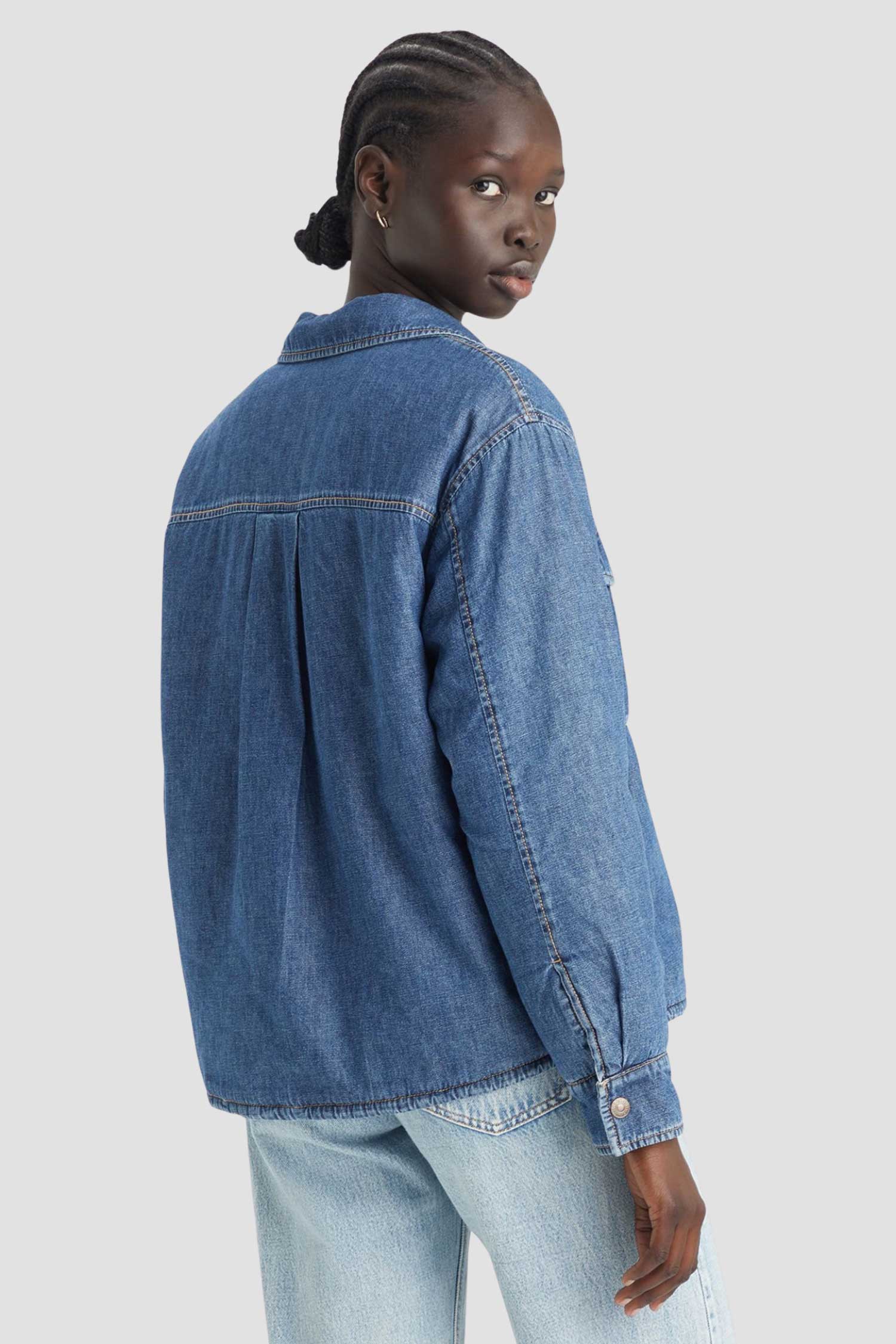 Женская синяя джинсовая куртка Levi’s® A7185;0000