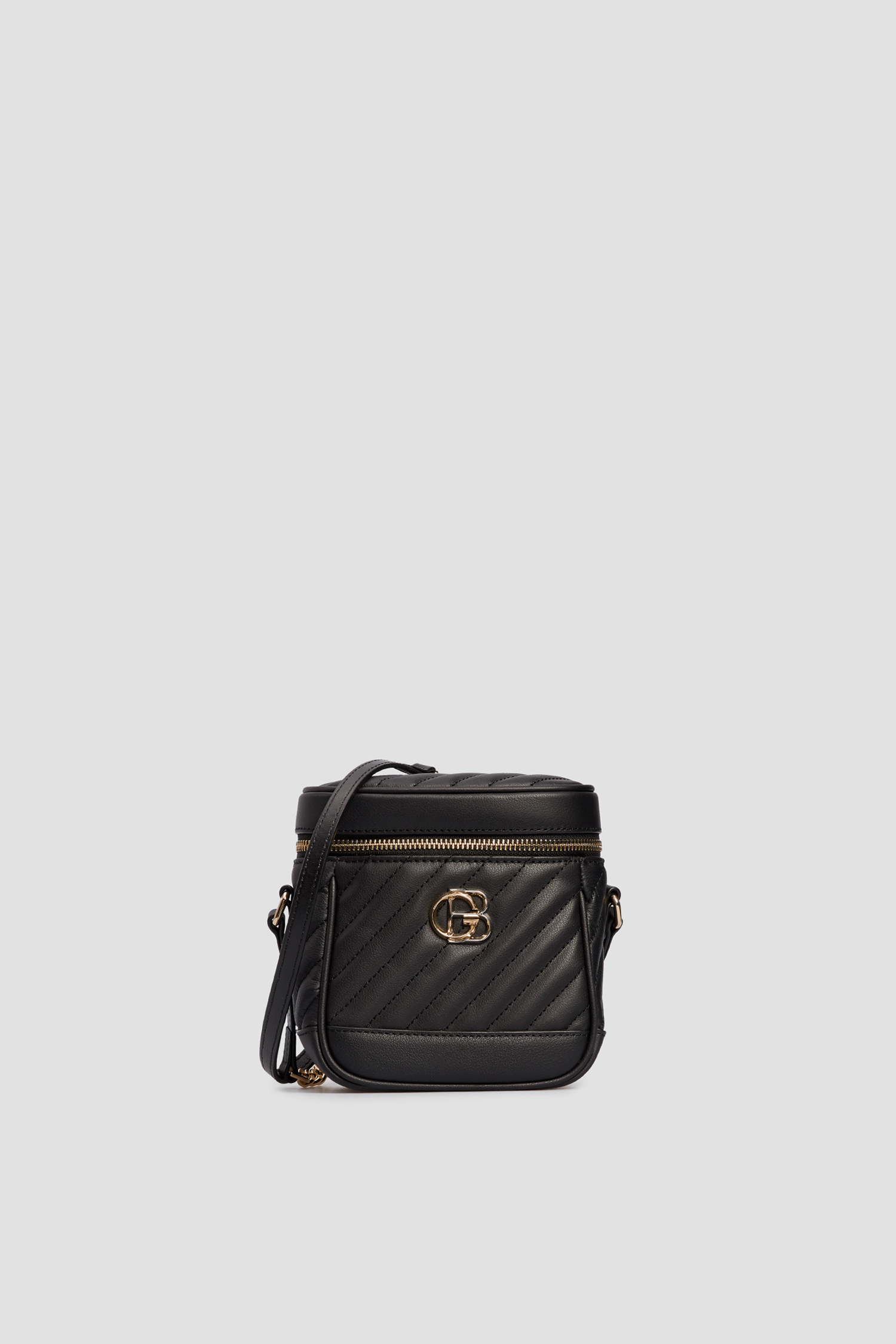 Женская черная кожаная сумка Baldinini G1CPWG7E0112;999