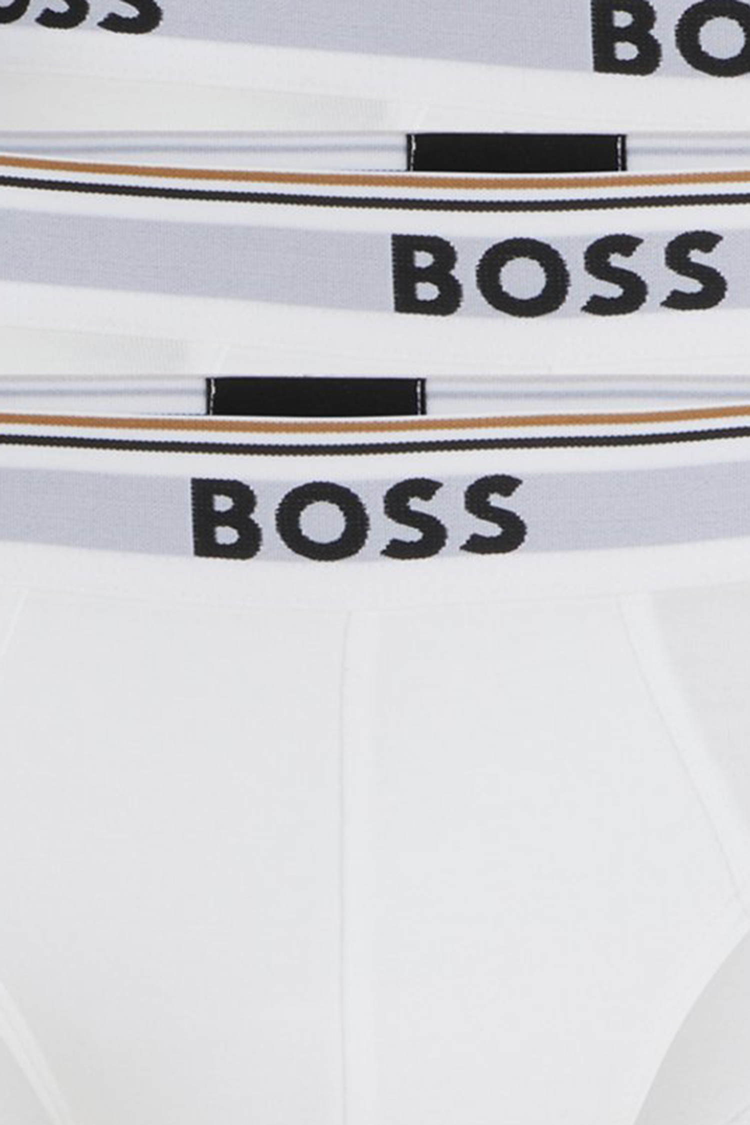 Чоловічі білі бріфи (3 шт) BOSS 50475273;100