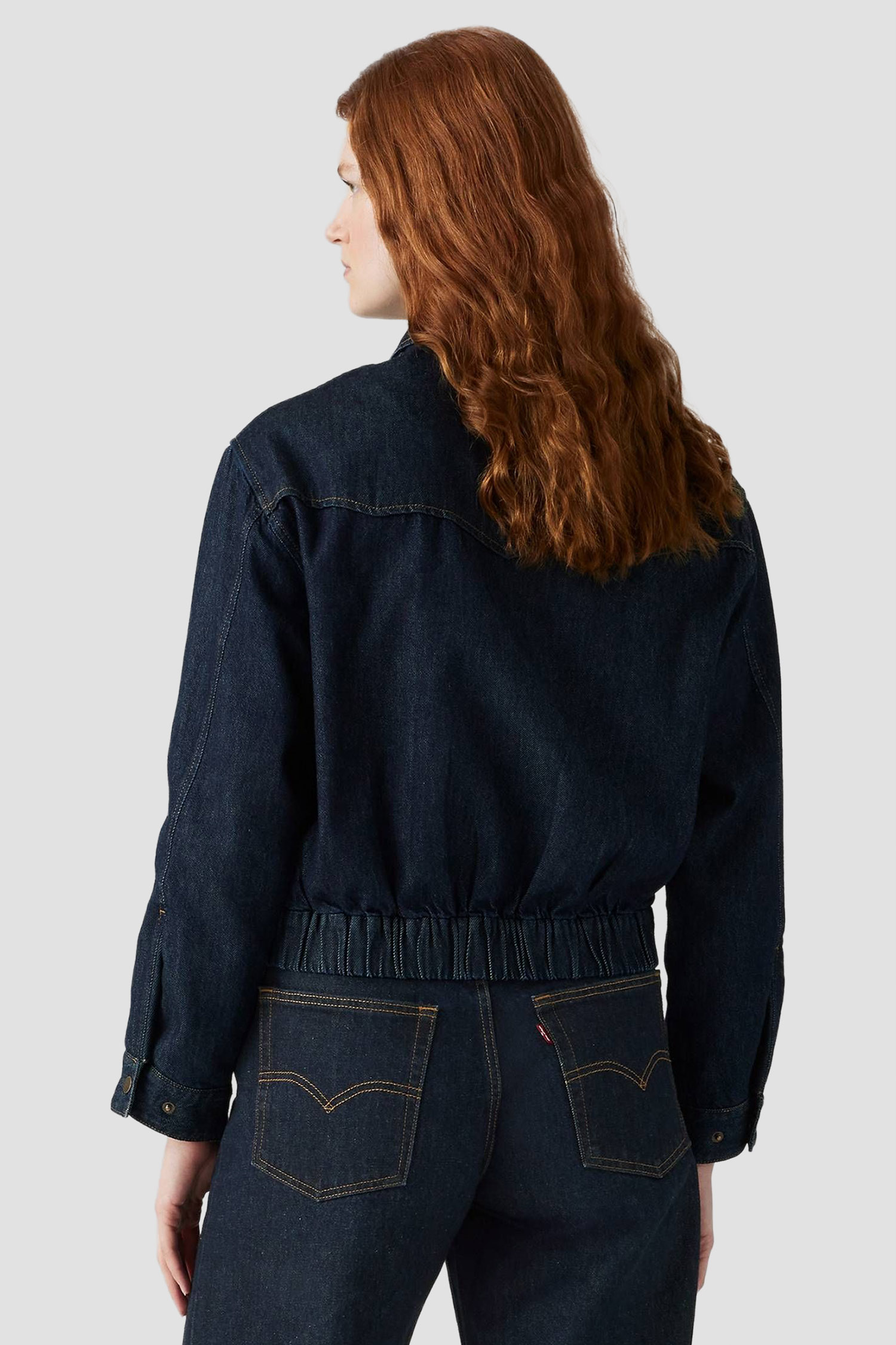 Женская темно-синяя джинсовая куртка Levi’s® 003GA;0000