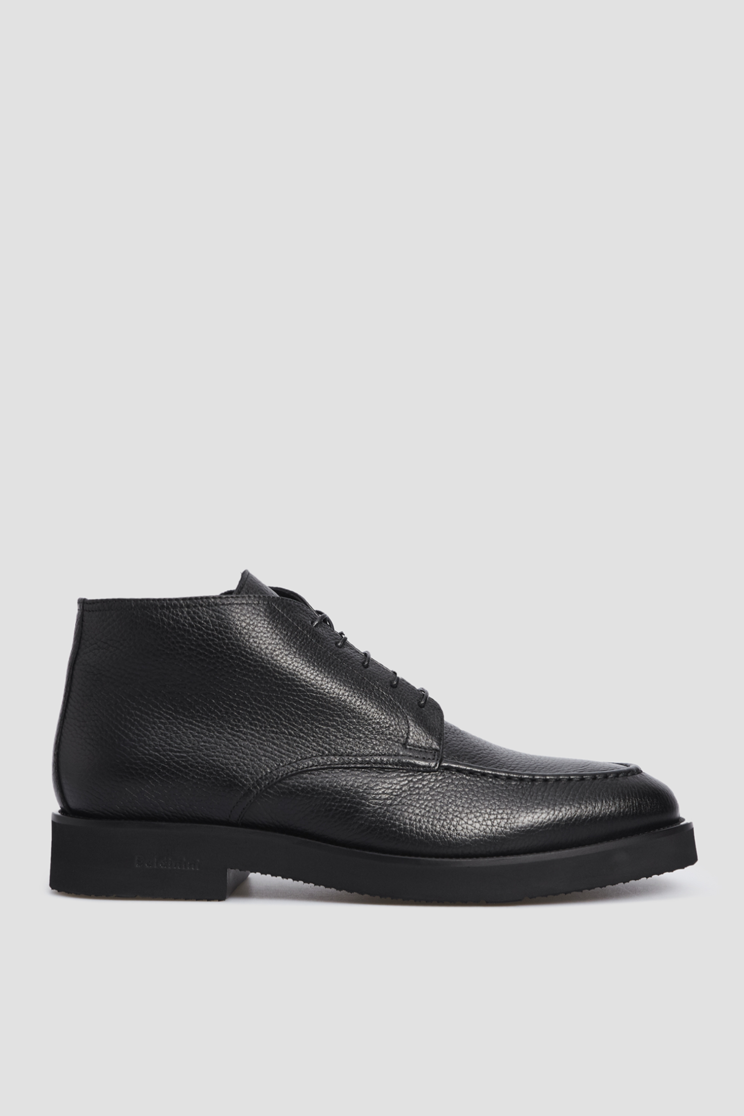 Мужские черные кожаные ботинки Baldinini 147132;00