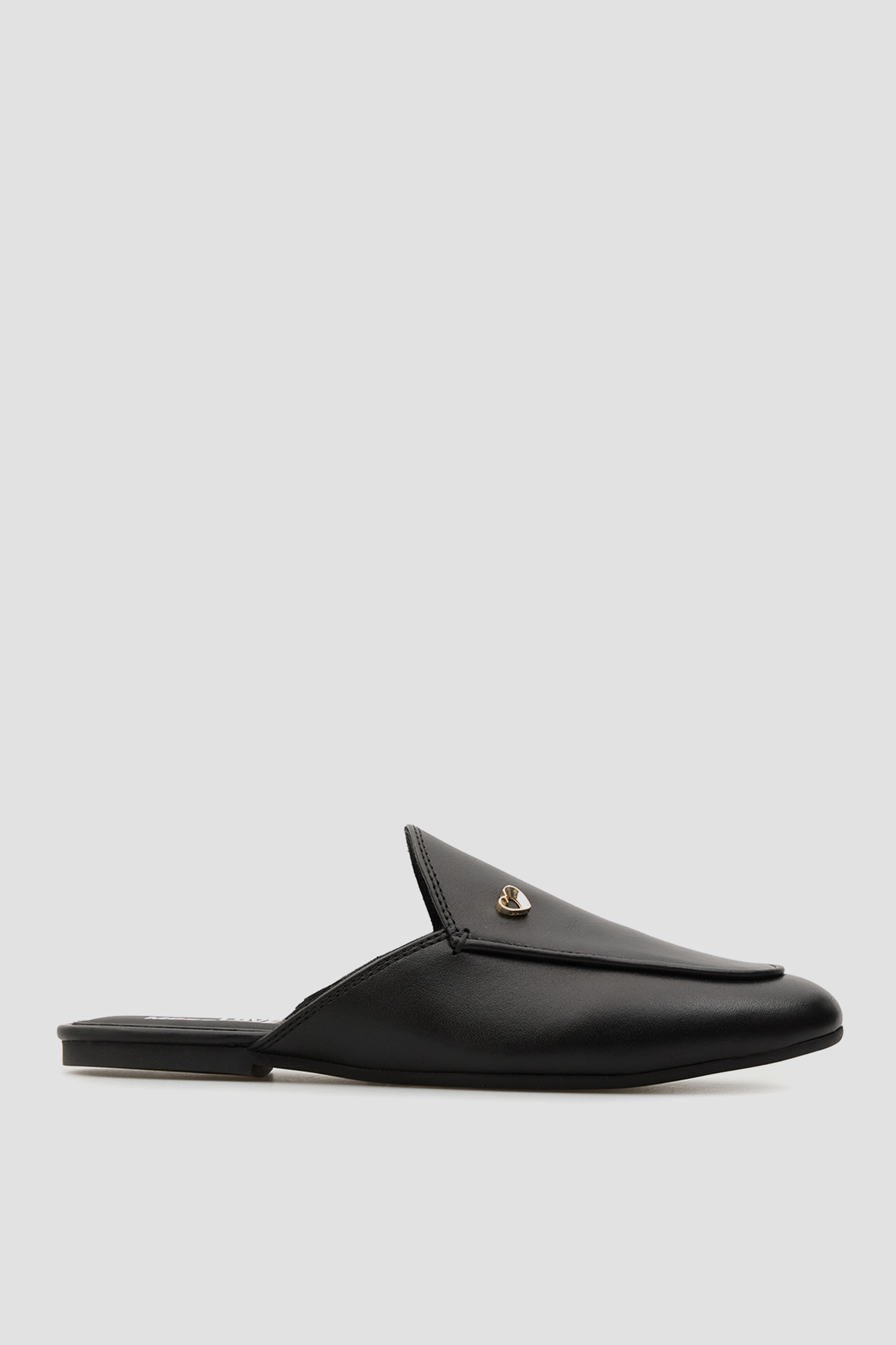 Женские черные кожаные мюли Moschino JA10021G1O.IE0;000