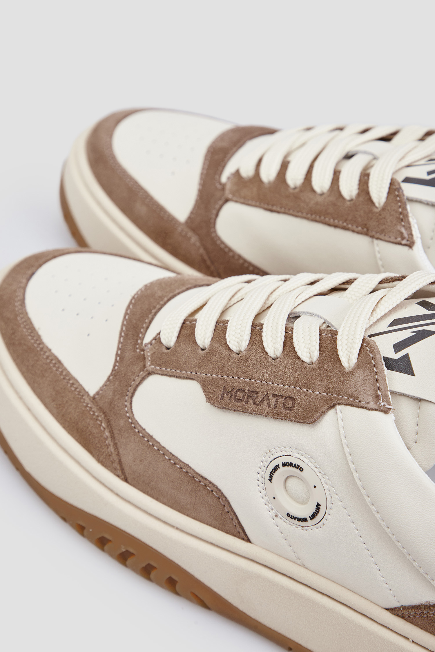 Мужские кожаные сникерсы Antony Morato MMFW01719.LE300105;2062