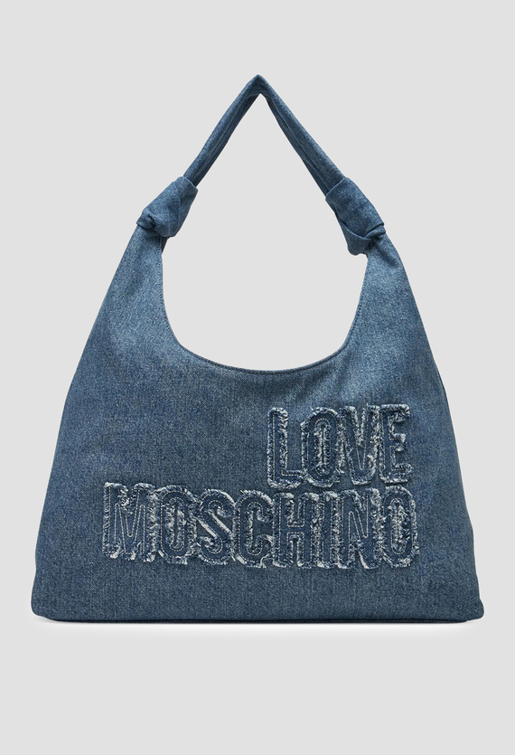 Женская синяя джинсовая сумка Moschino JC4243PP0M.KM0;750 — Ultrashop