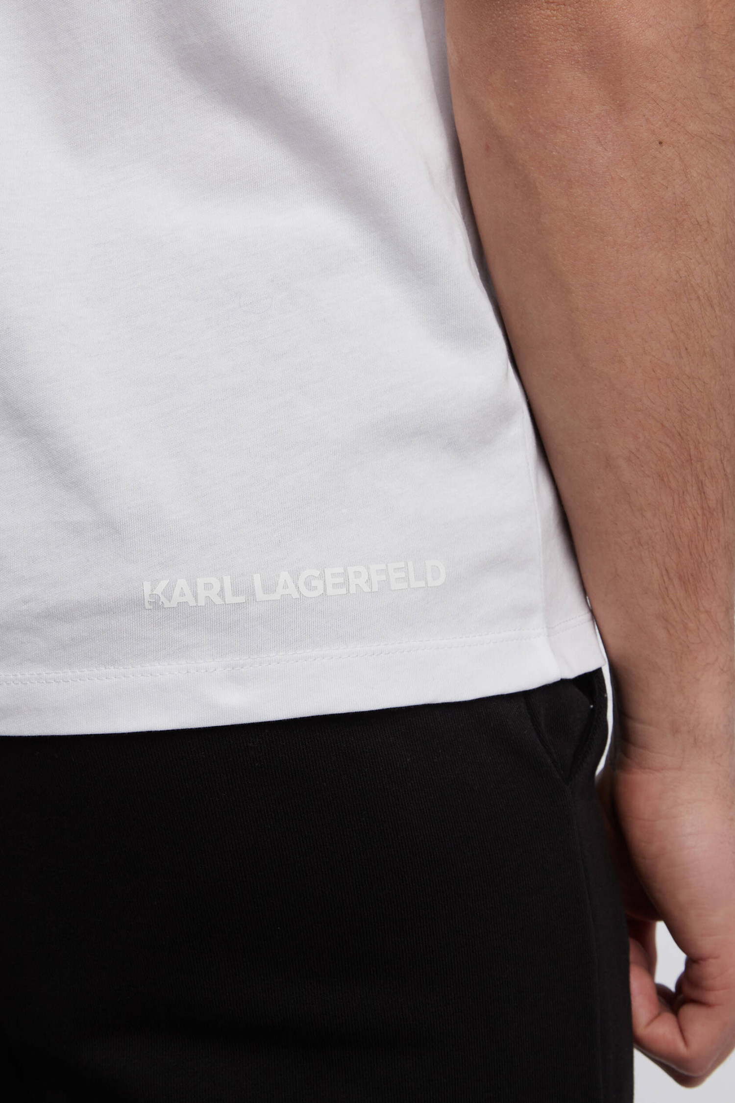 Мужская белая футболка Karl Lagerfeld 521224.755065;10