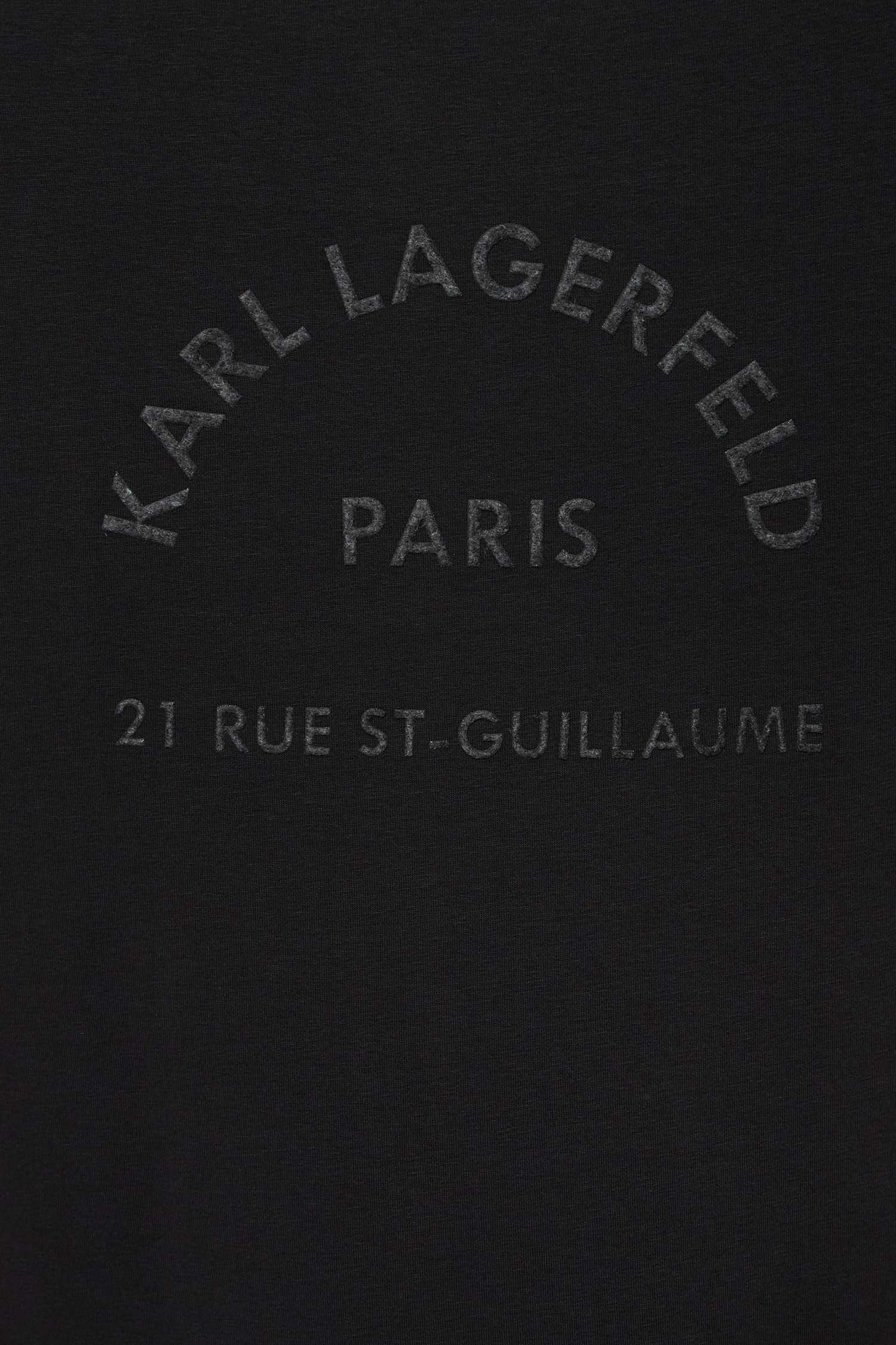 Мужская черная футболка Karl Lagerfeld 564235.755052;990