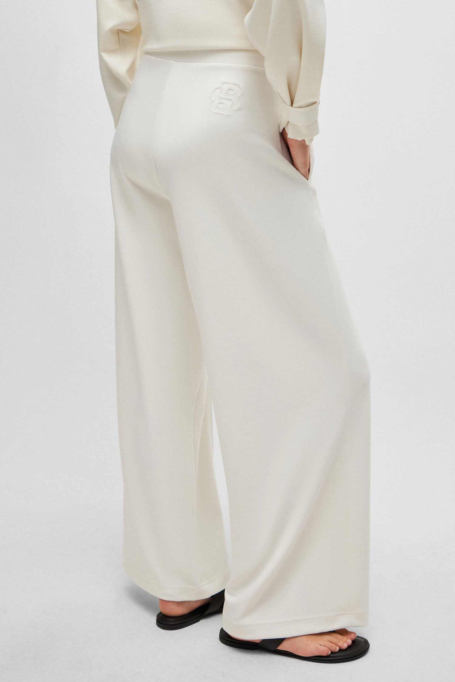 Женские белые брюки BOSS 50513749;118