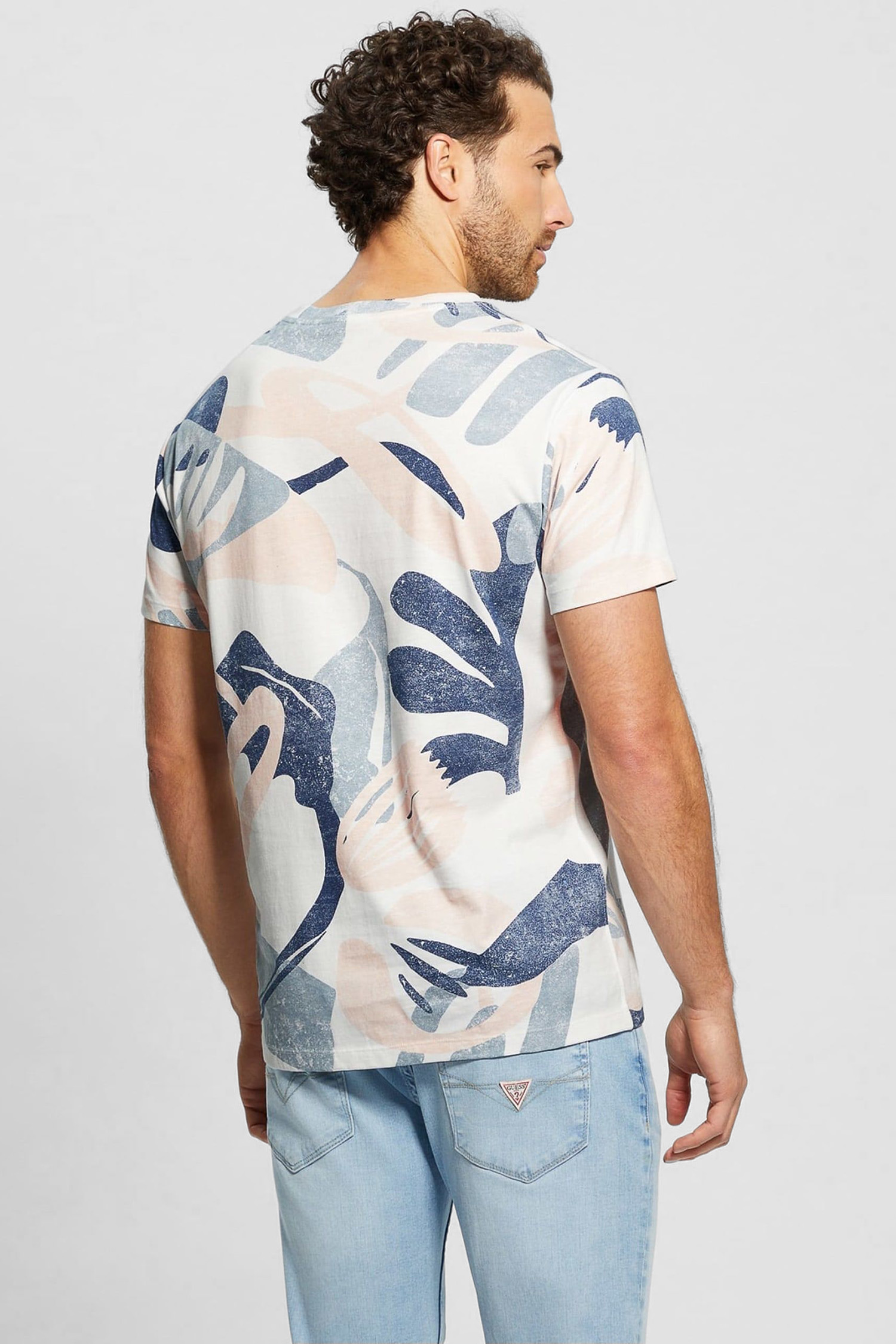 Чоловіча футболка з візерунком Guess M4GI13.I3Z14;P0GL