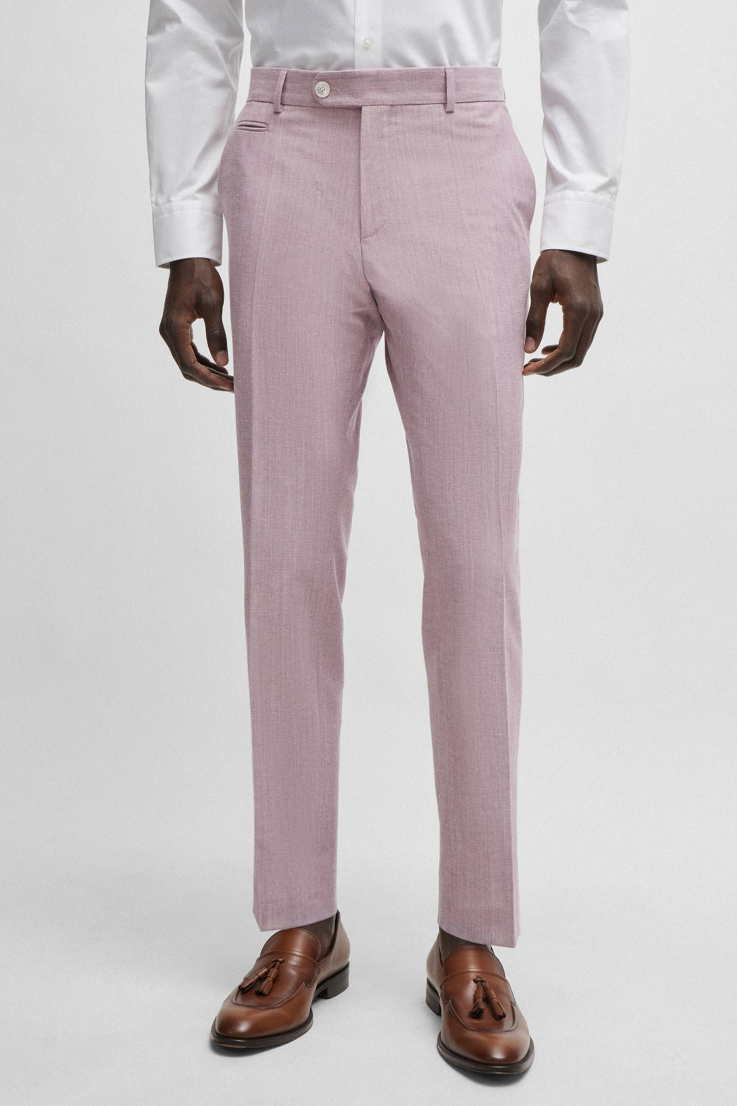Чоловічі рожеві брюки BOSS 50515098;606