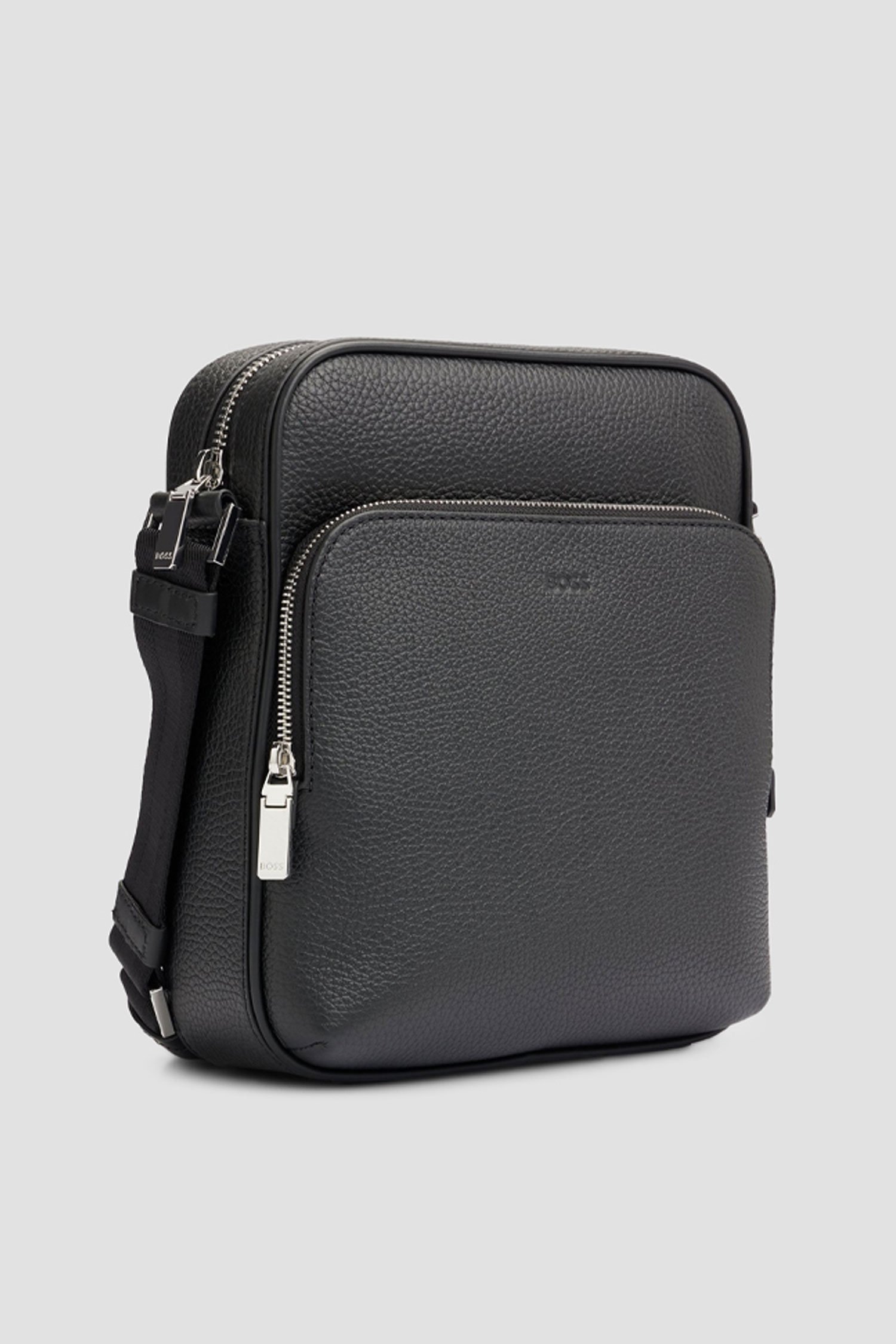 Чоловіча чорна шкіряна сумка BOSS 50529288;001