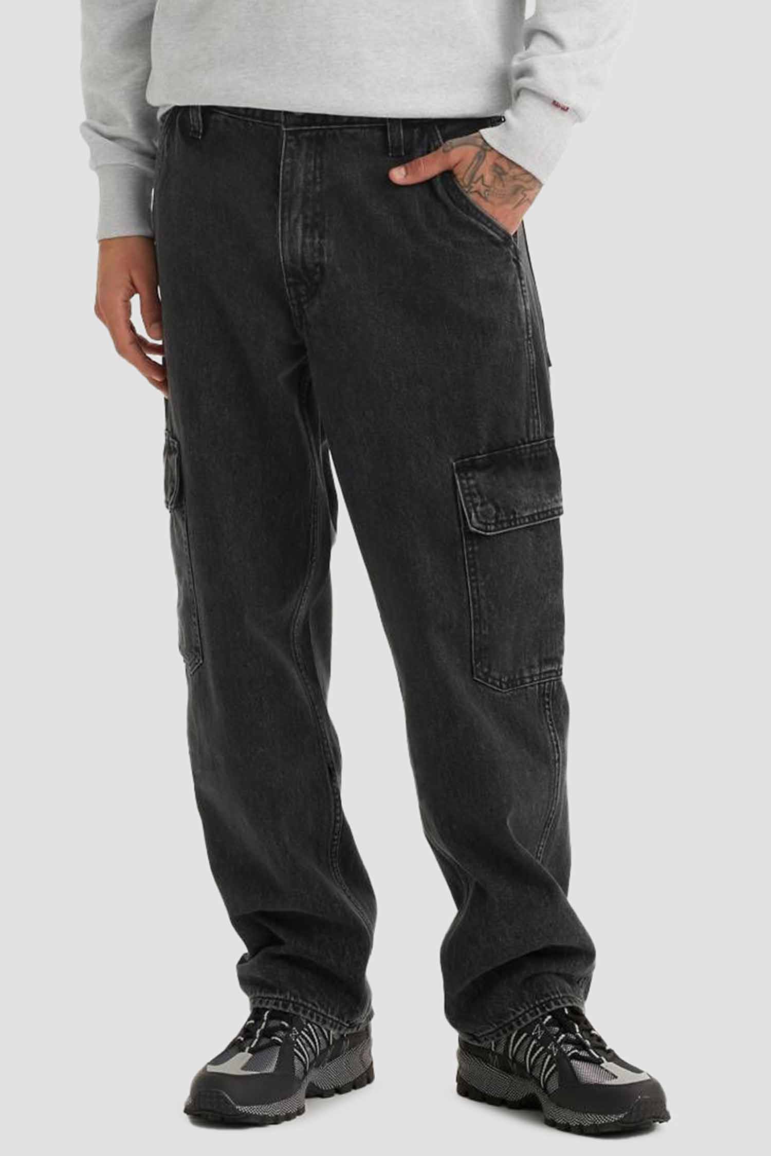 Мужские черные джинсы 568® Loose Straight Cargo Levi’s® 000LP;0002