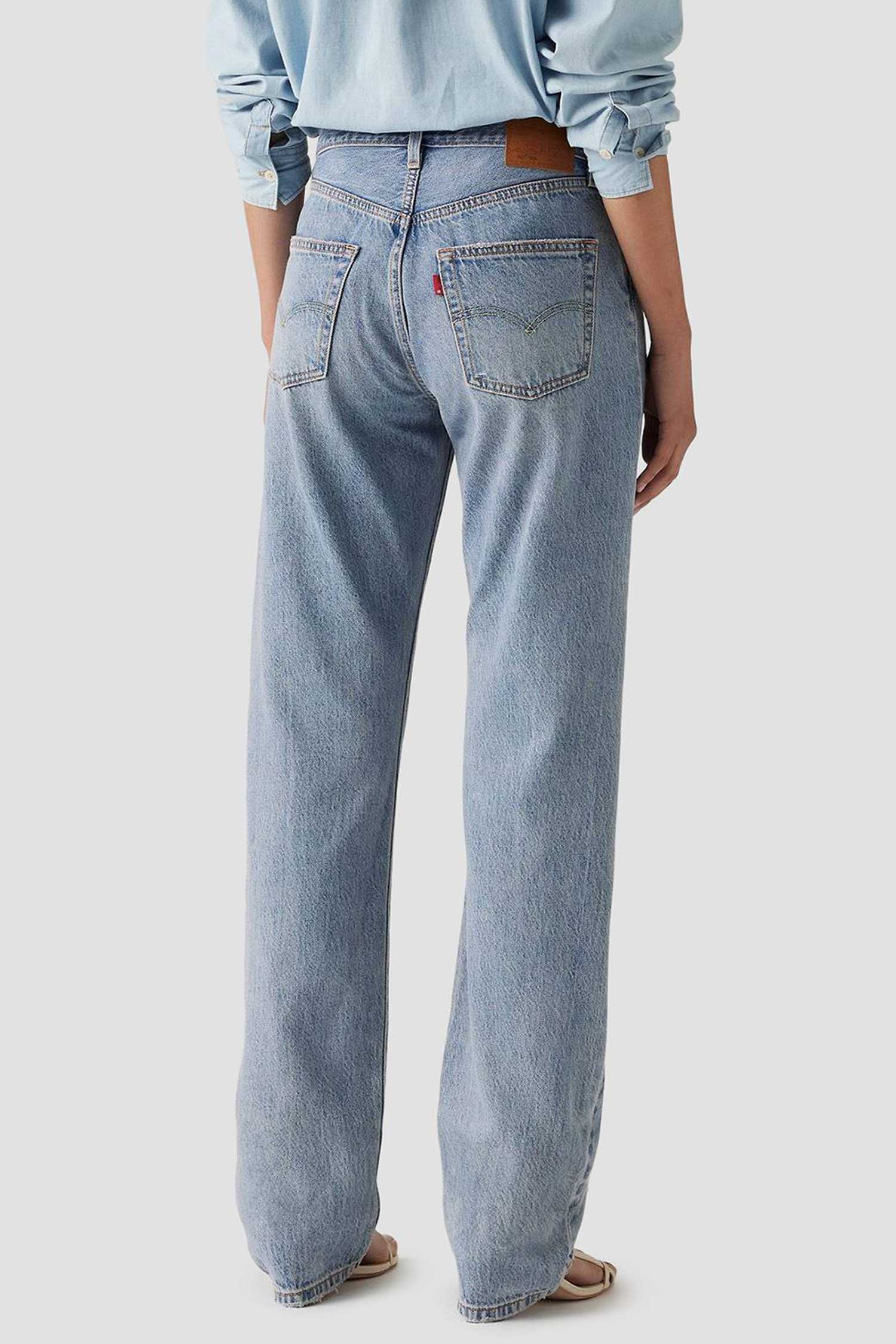 Женские голубые джинсы 501®'90S Straight Levi’s® A8421;0004