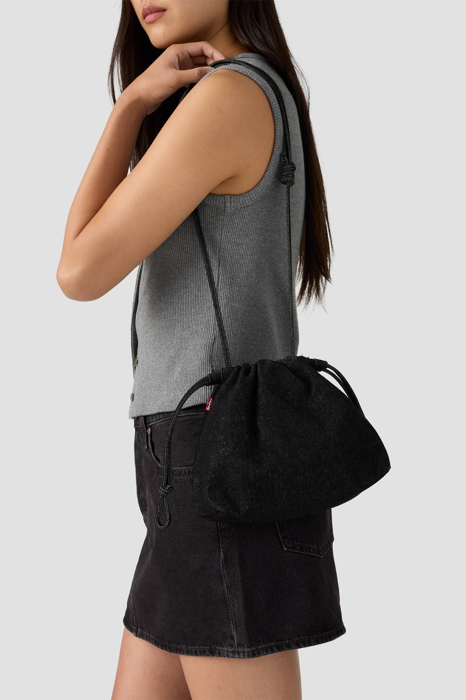 Женская черная джинсовая сумка Levi’s® 005FK;0002