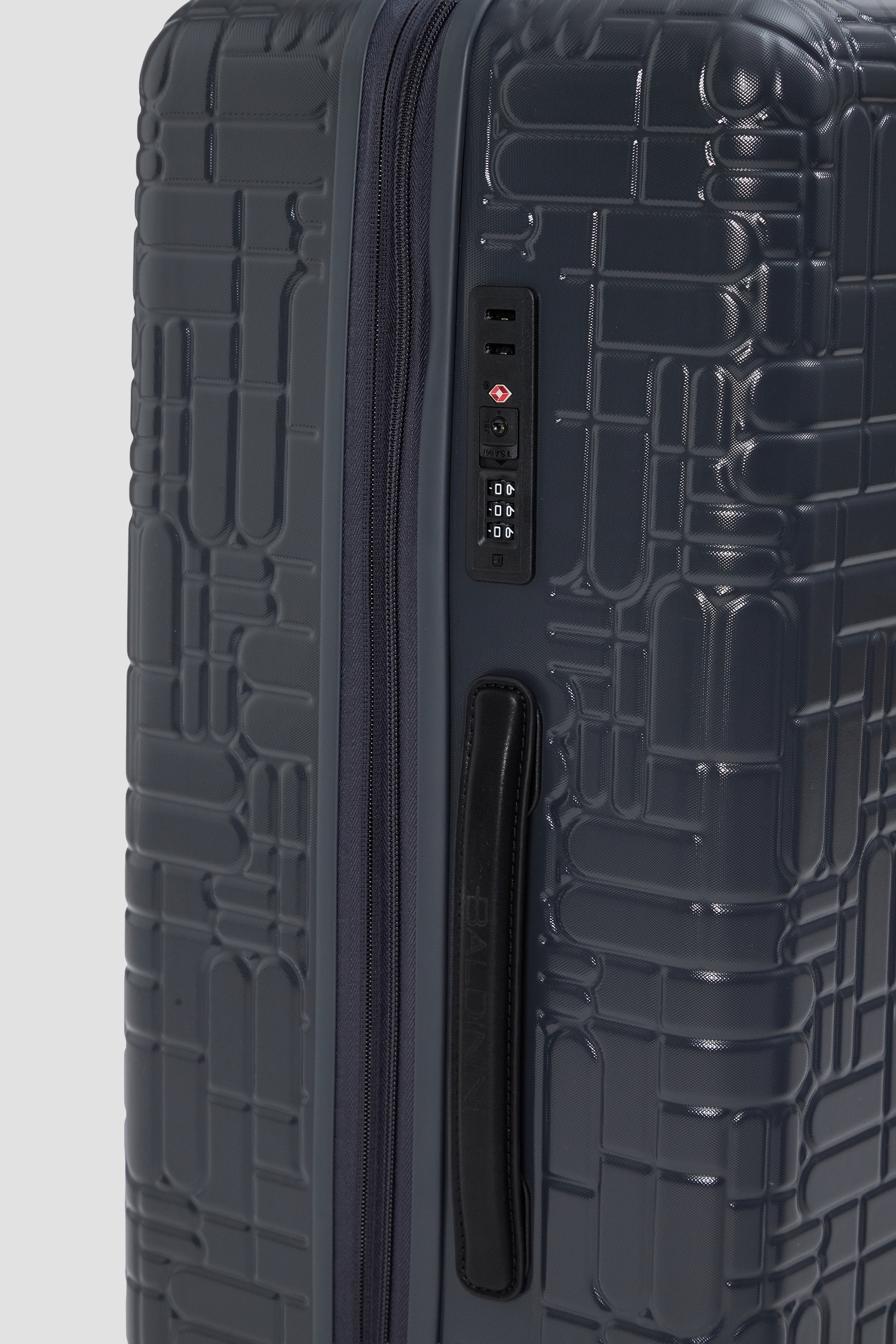 Темно-серый чемодан BALDININI T4BM01GLOS;GREY