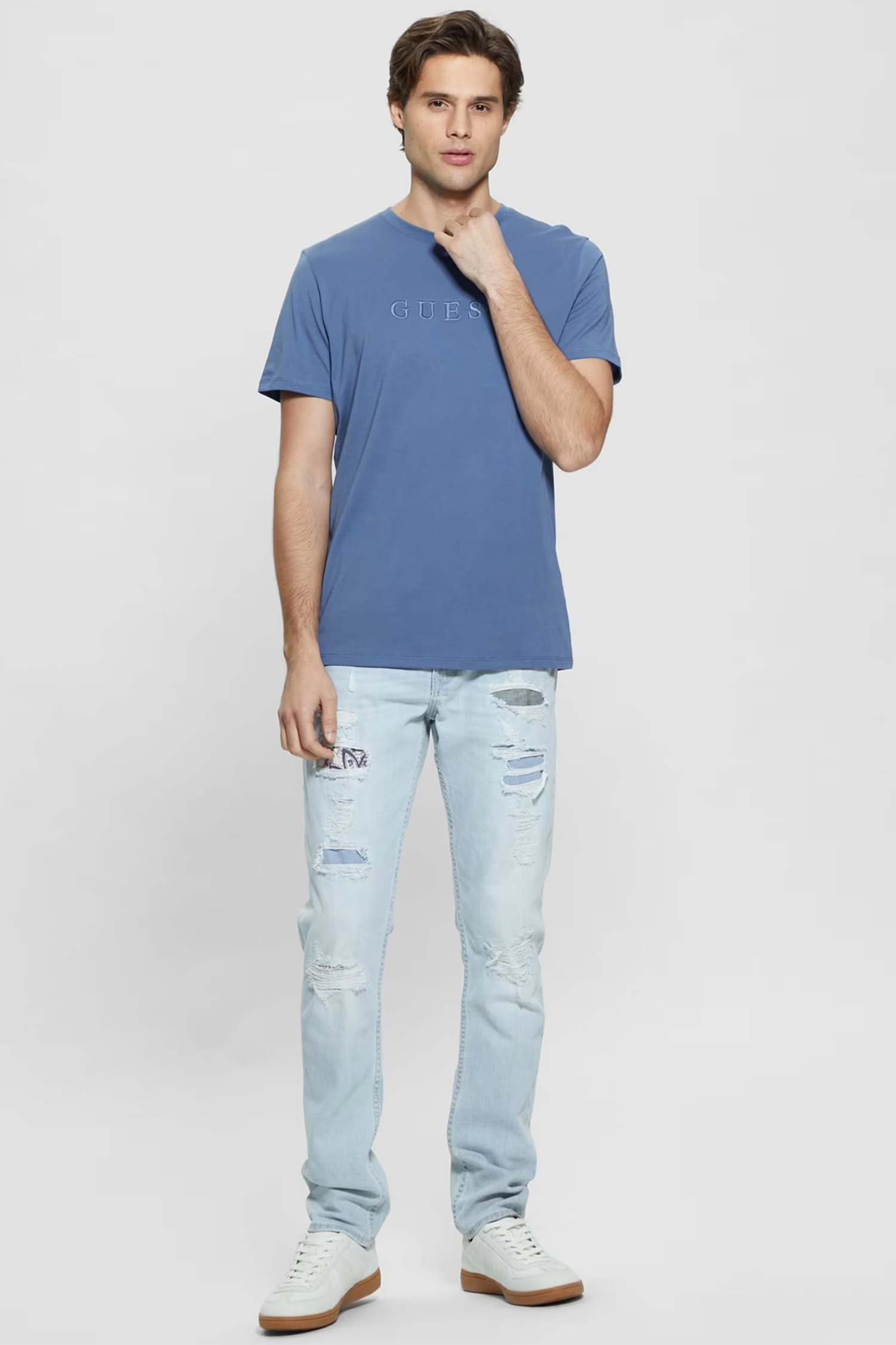 Мужская синяя футболка Guess M2BP47.K7HD0;G7HC