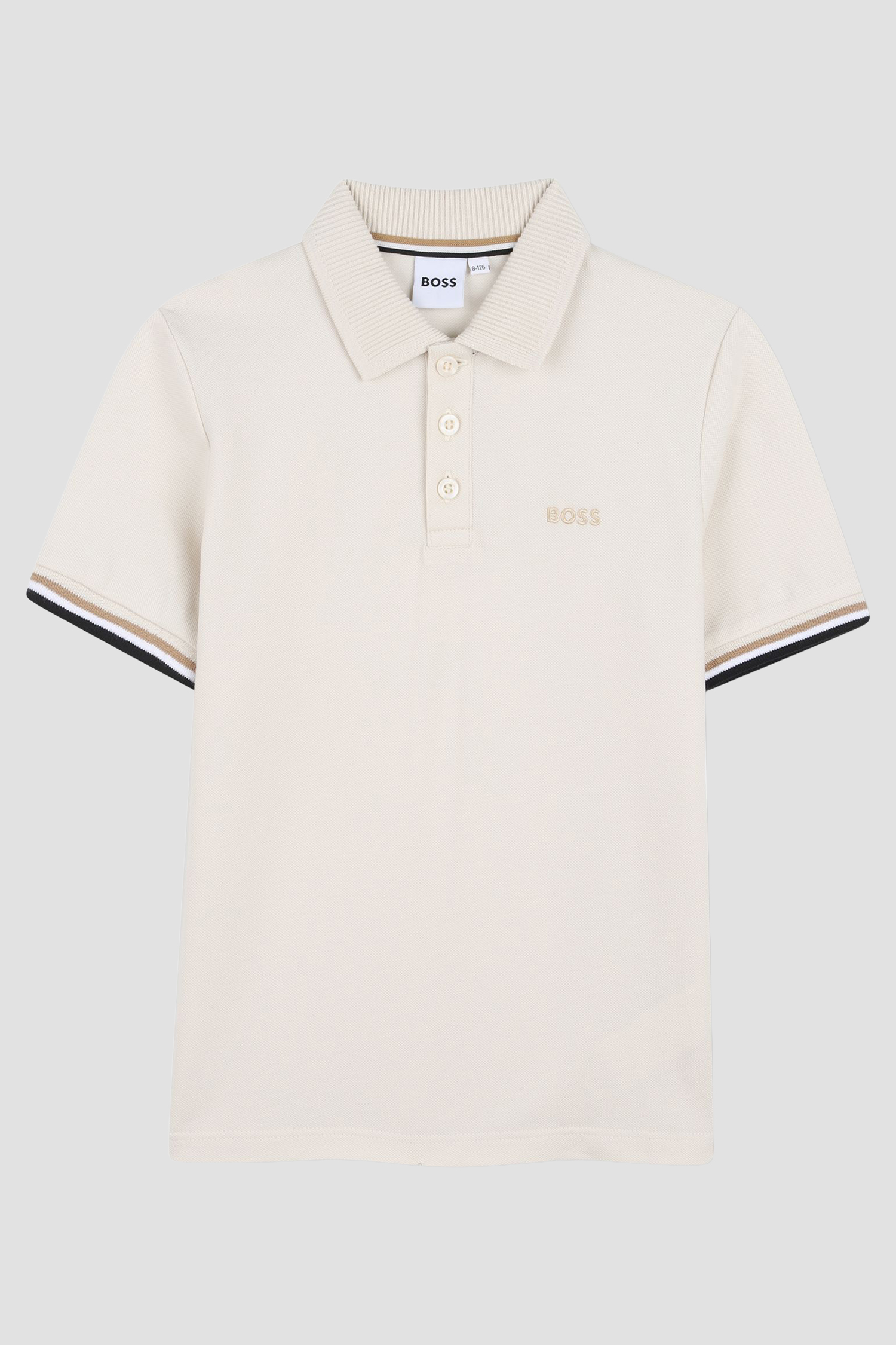 Детское белое поло BOSS kids J52958;21C