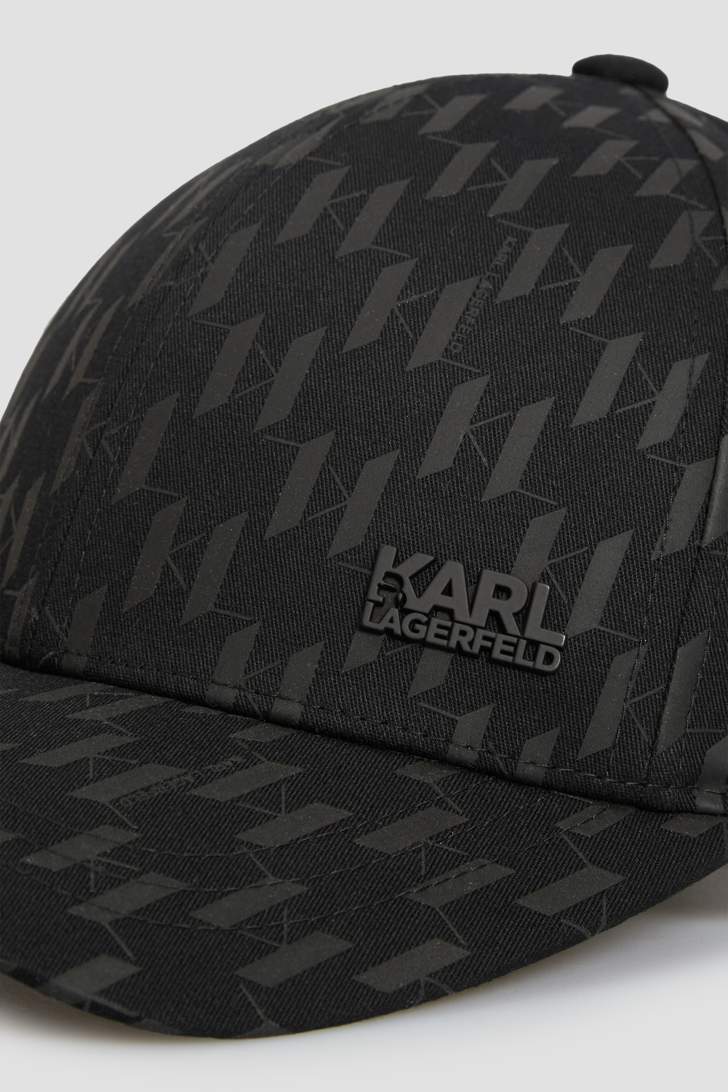 Мужская черная кепка с узором Karl Lagerfeld 553123.805615;990