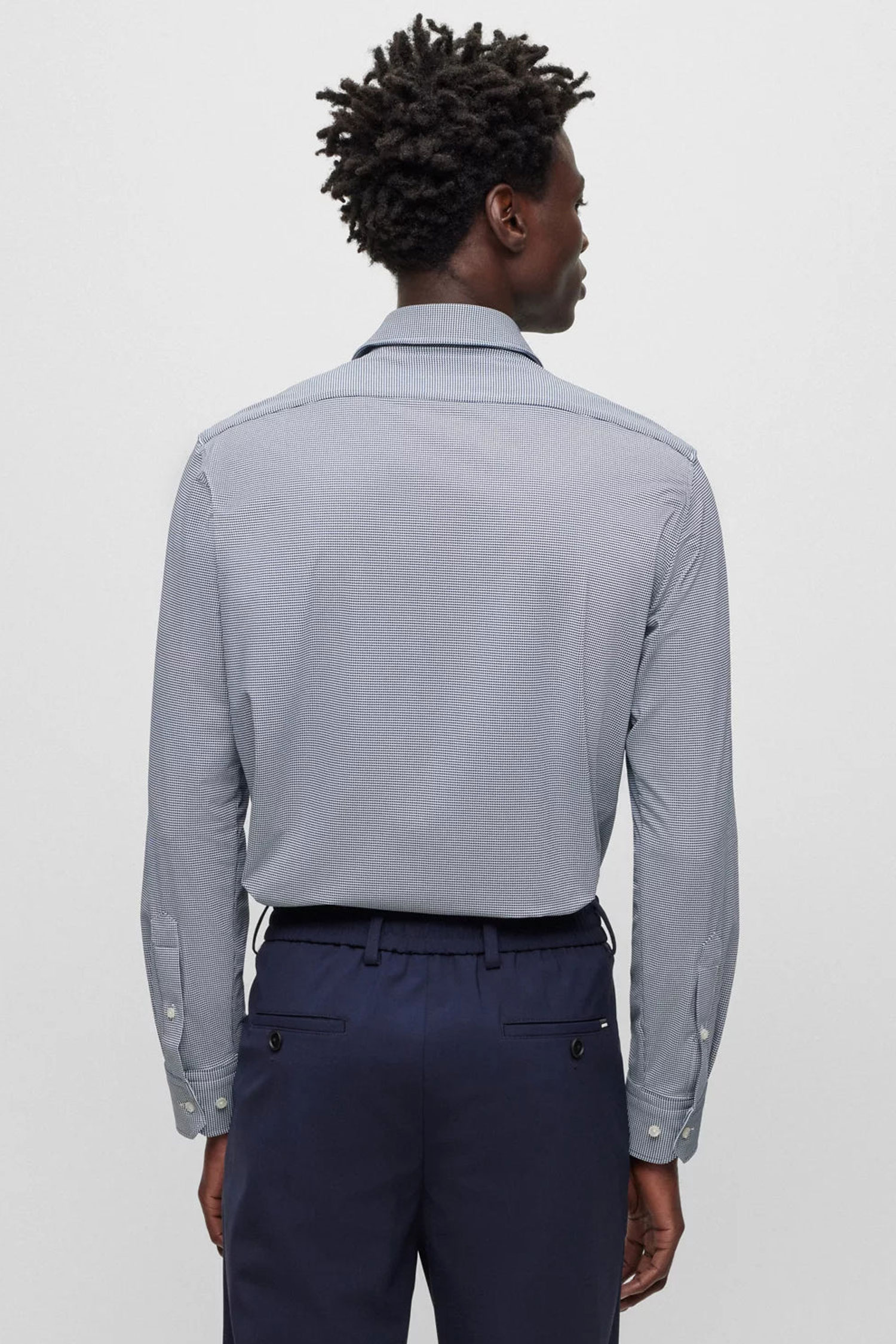 Мужская рубашка с узором BOSS 50503097;405