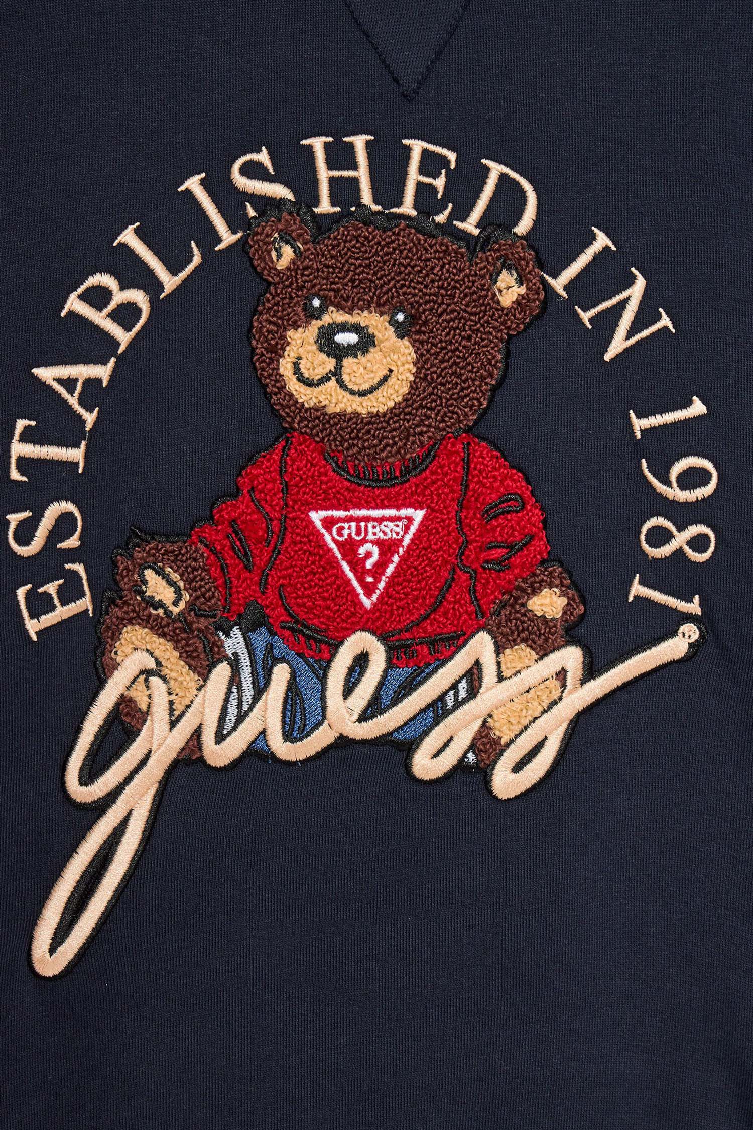 Дитячий темно-синій світшот Guess Kids H4BJ07.KAX73;G7V2