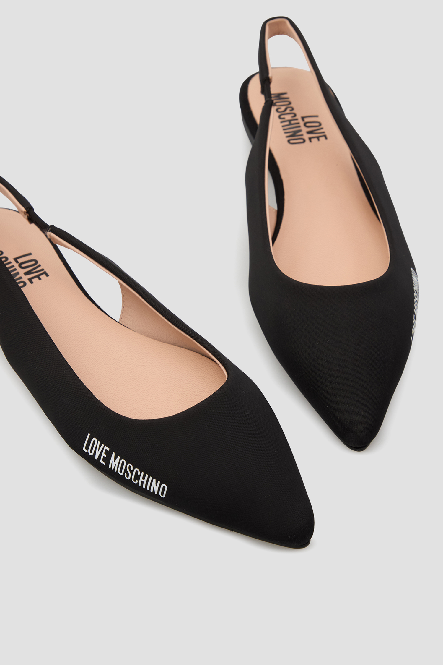 Жіночі чорні слінгбеки Moschino JA11021G1O.IM0;000