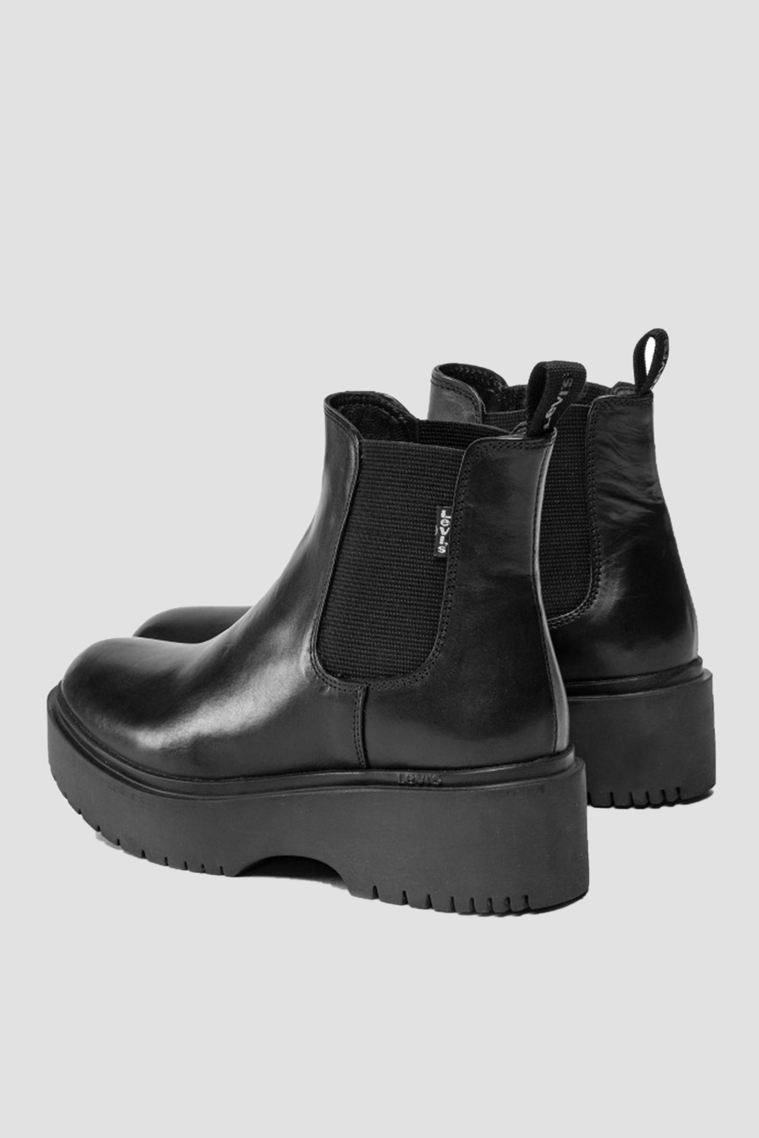 Женские черные кожаные челси Levi’s® 234712;689.559