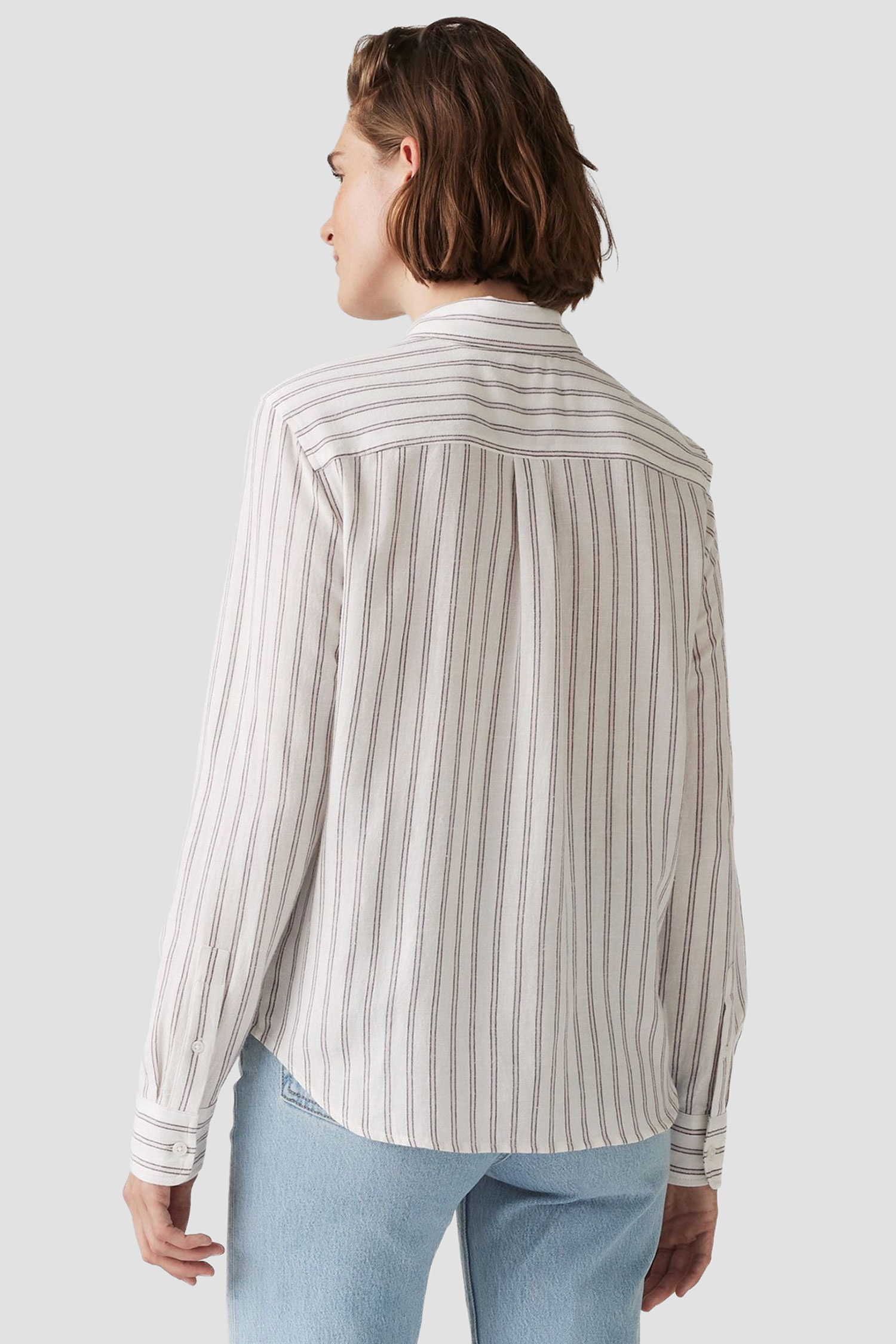 Женская белая блуза в полоску Levi’s® 34574;0053