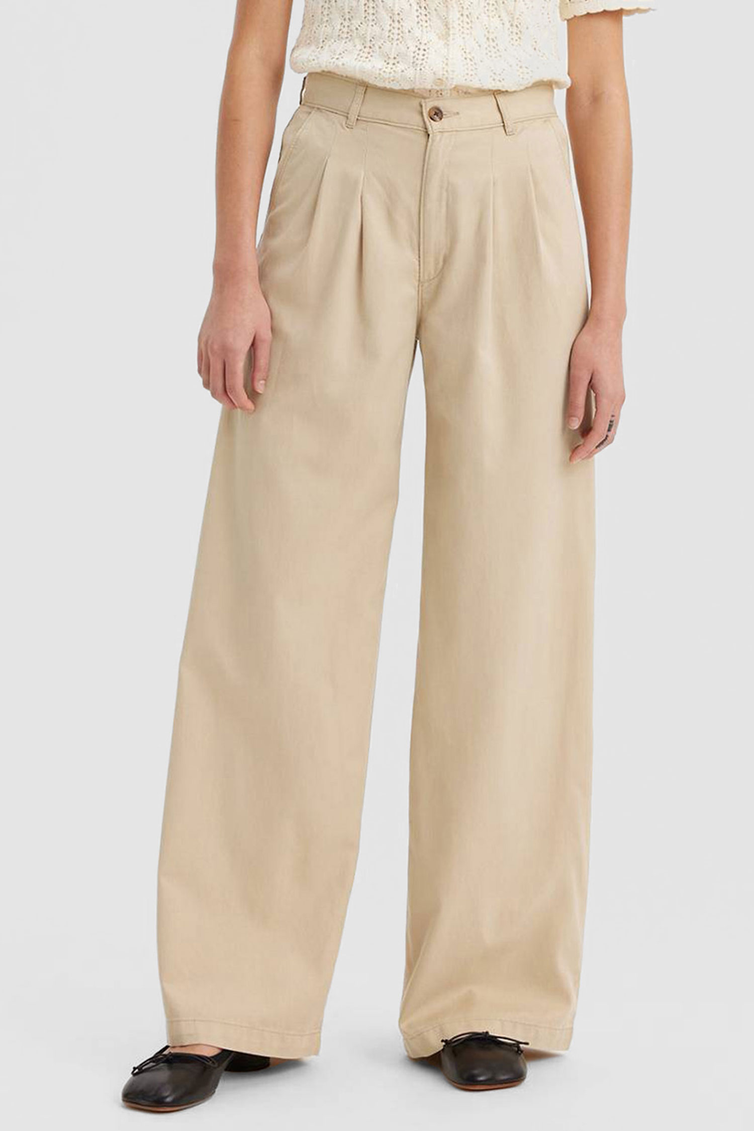 Женские бежевые брюки Levi’s® A7535;0002