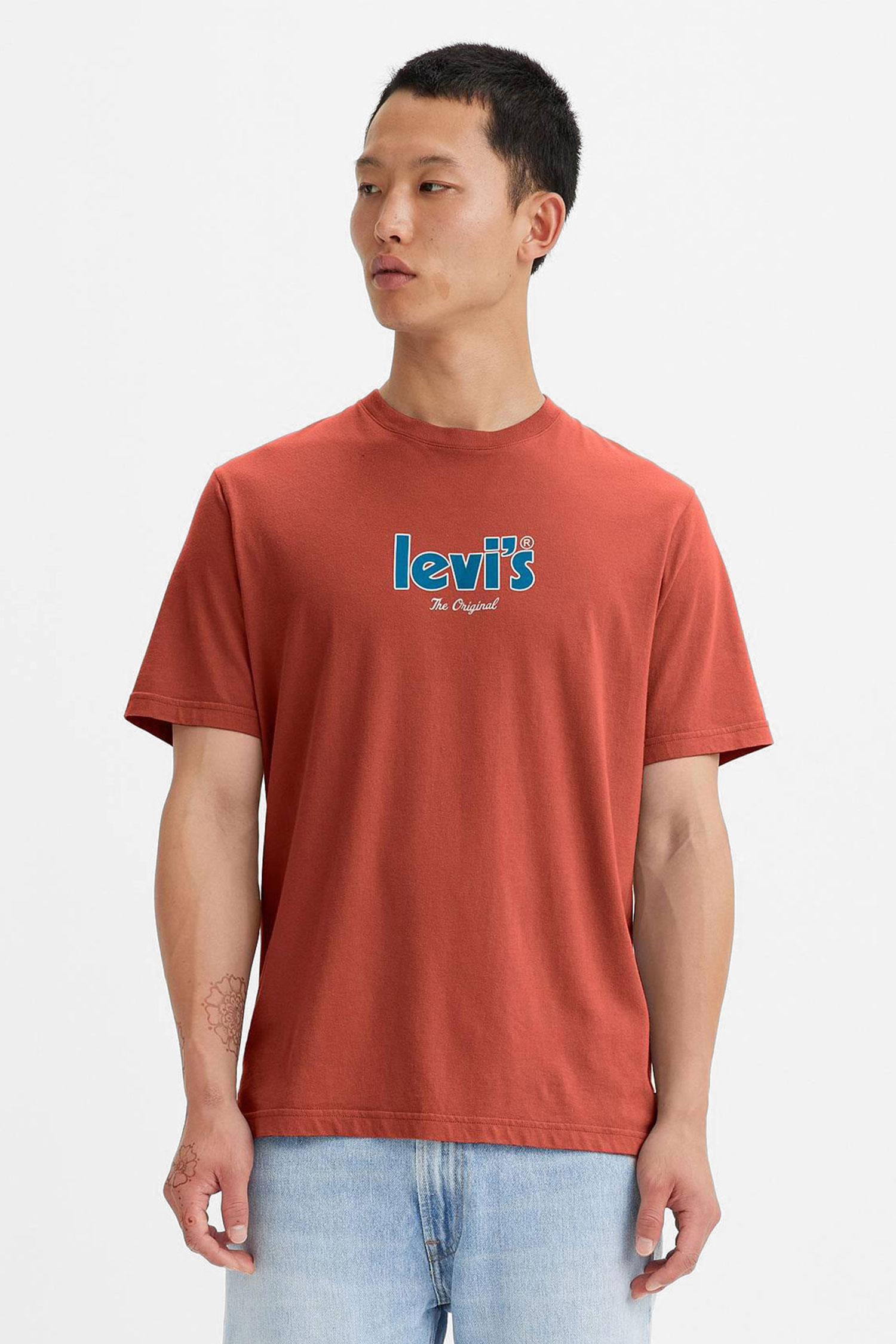 Мужская терракотовая футболка Levi’s® 16143;0740