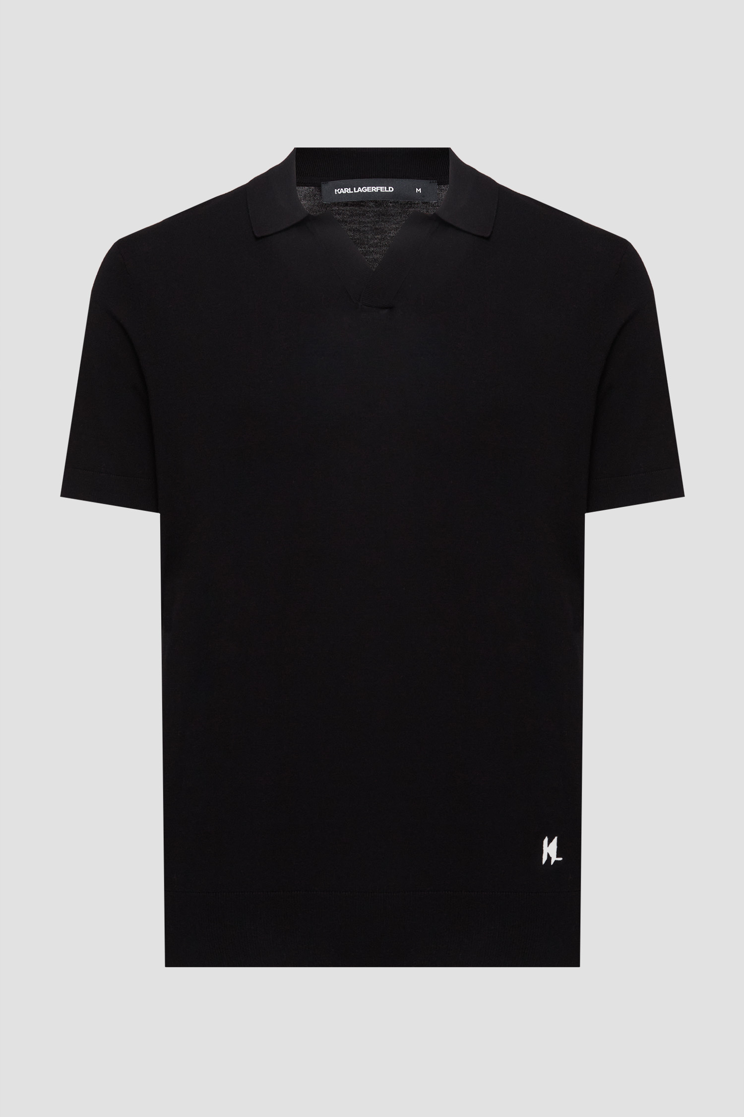 Чоловіче чорне поло Karl Lagerfeld 562302.655014;990
