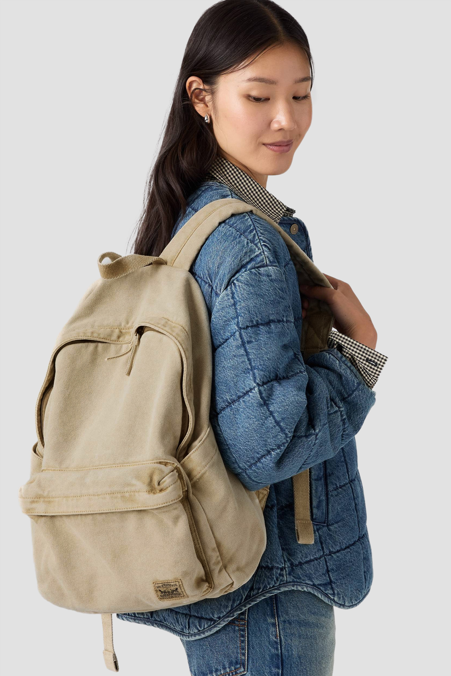 Женский бежевый рюкзак Levi’s® 007Z5;0001