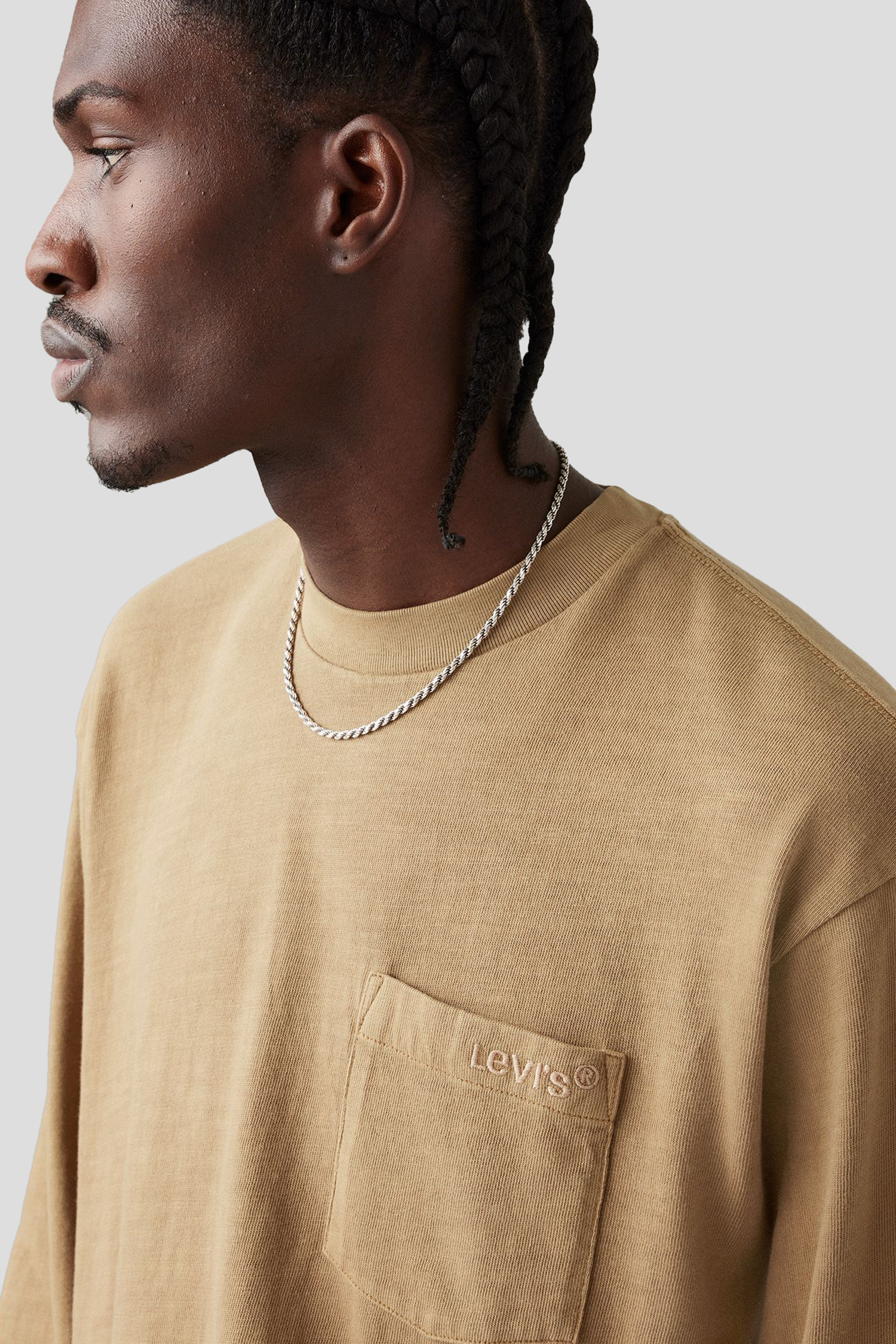 Мужской бежевый лонгслив Levi’s® A9247;0002